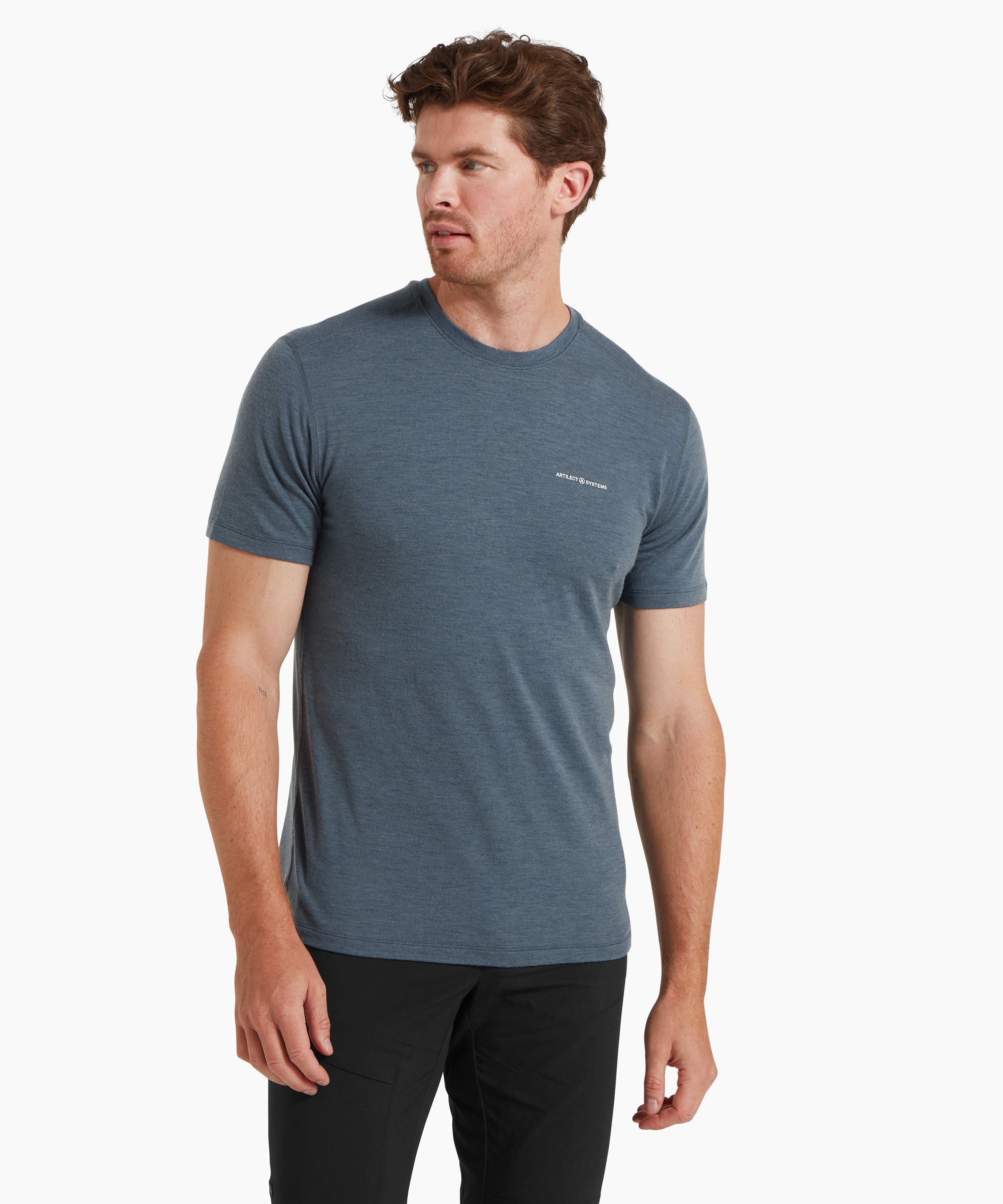 Mens Exposure Tee - Dark Slate