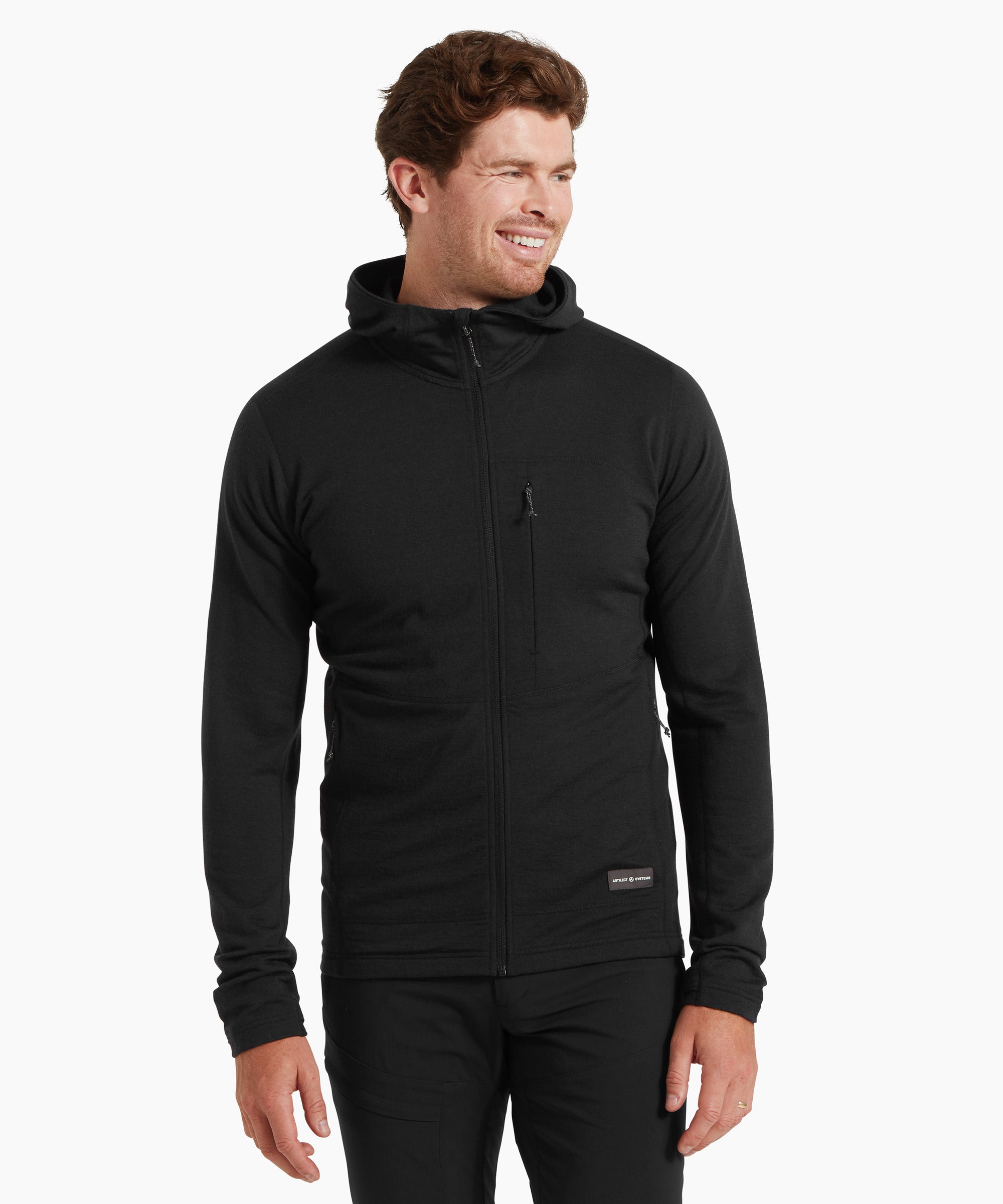 Mens Quandary Peak Hoodie - Black