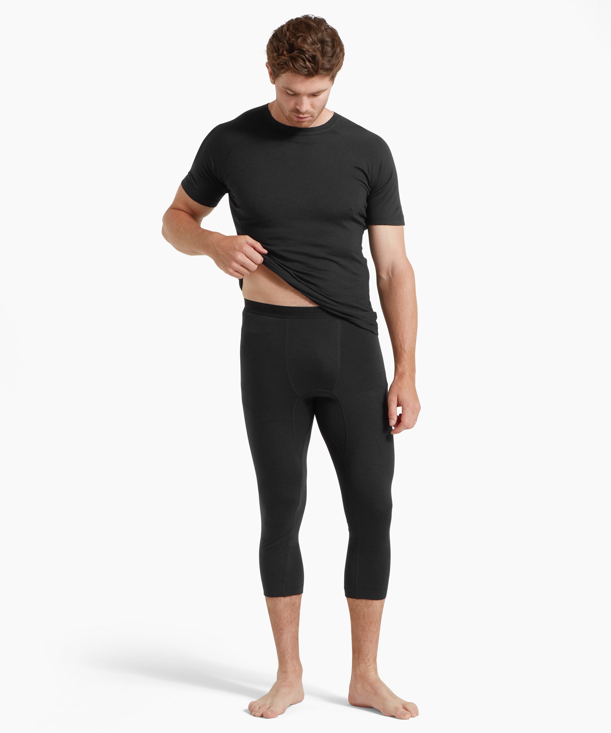 Mens Boulder 125 3/4 Legging - Black