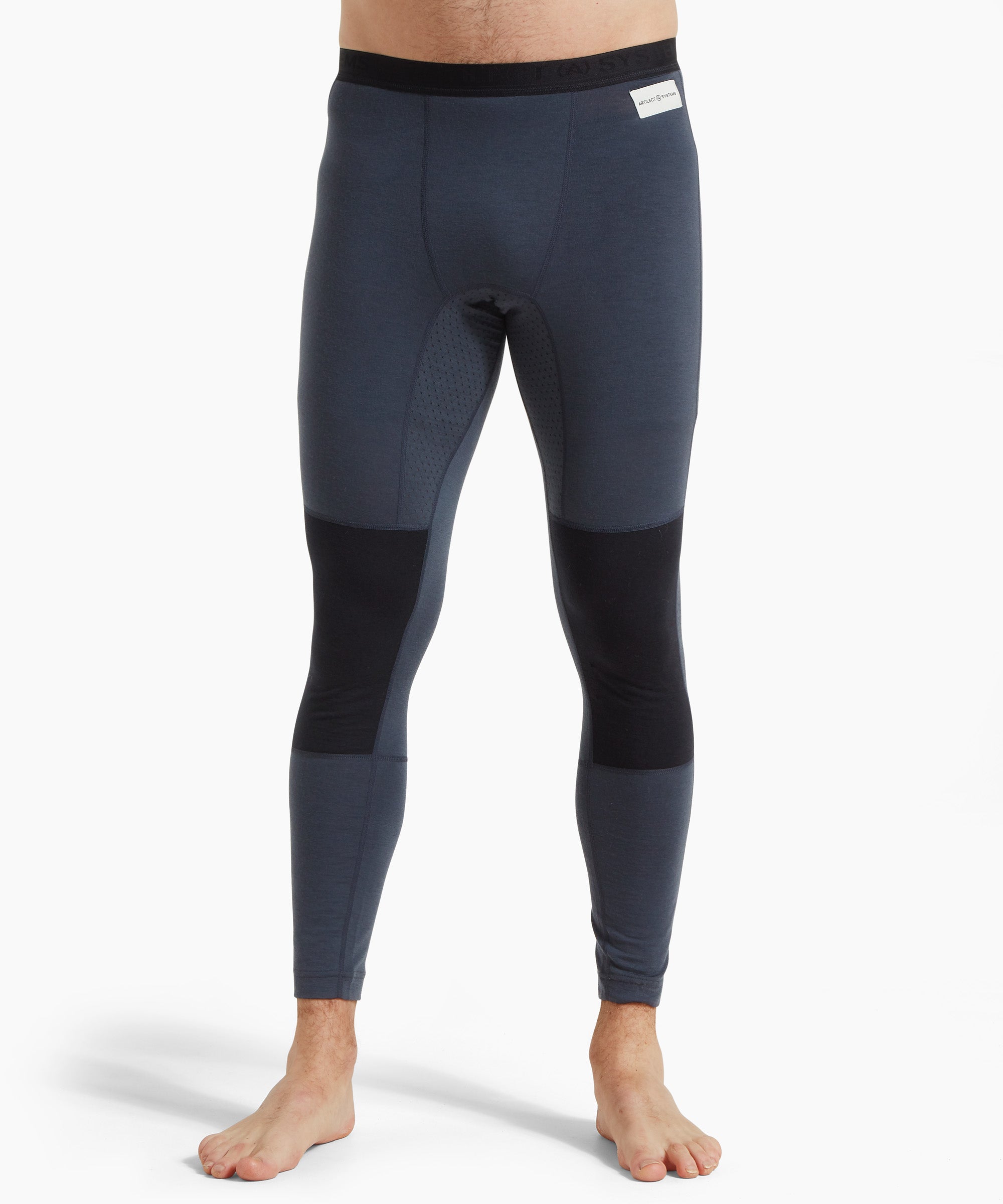 Mens Flatiron 185 Legging - Dusk Blue/Black
