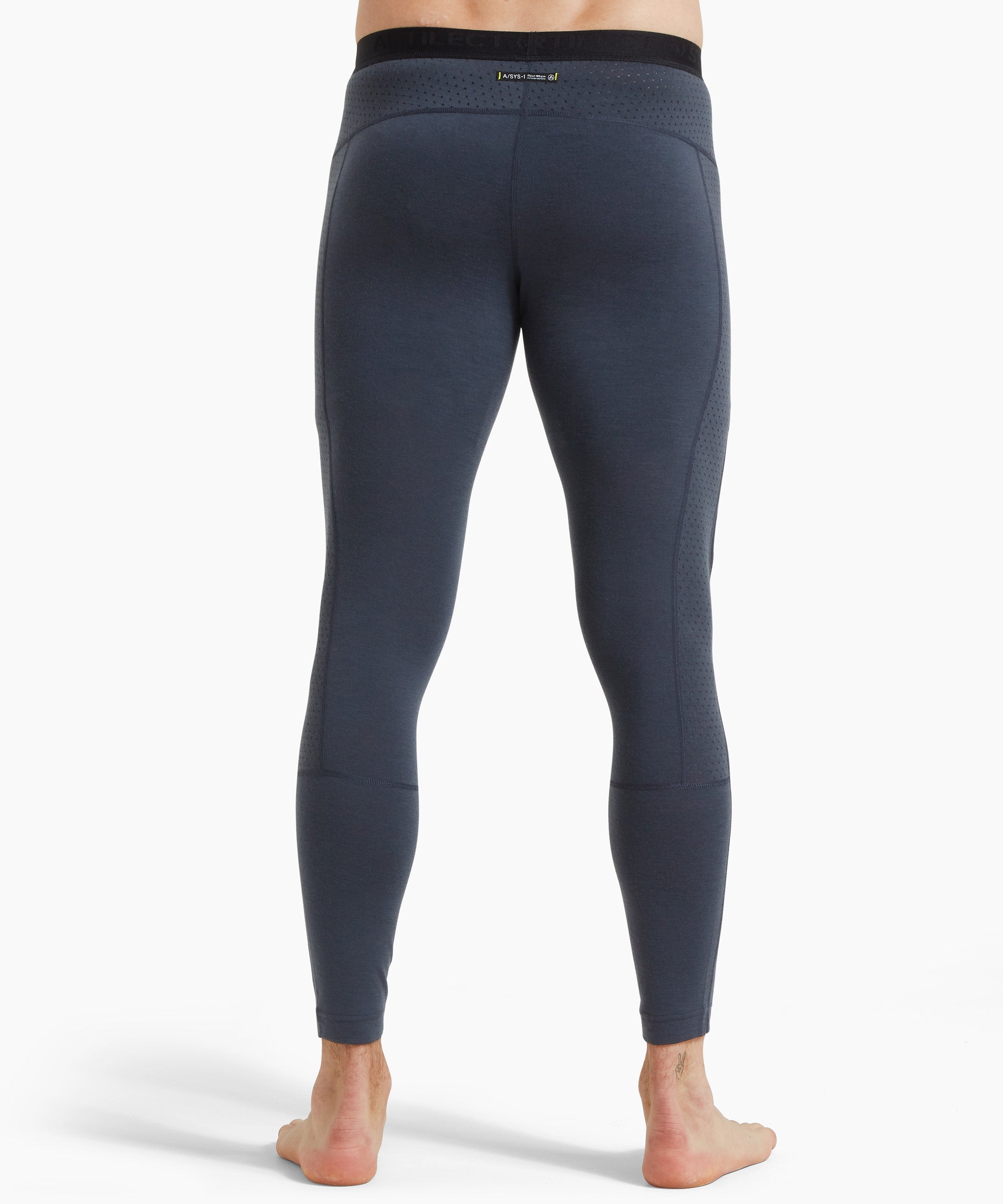 Mens Flatiron 185 Legging - Dusk Blue/Black