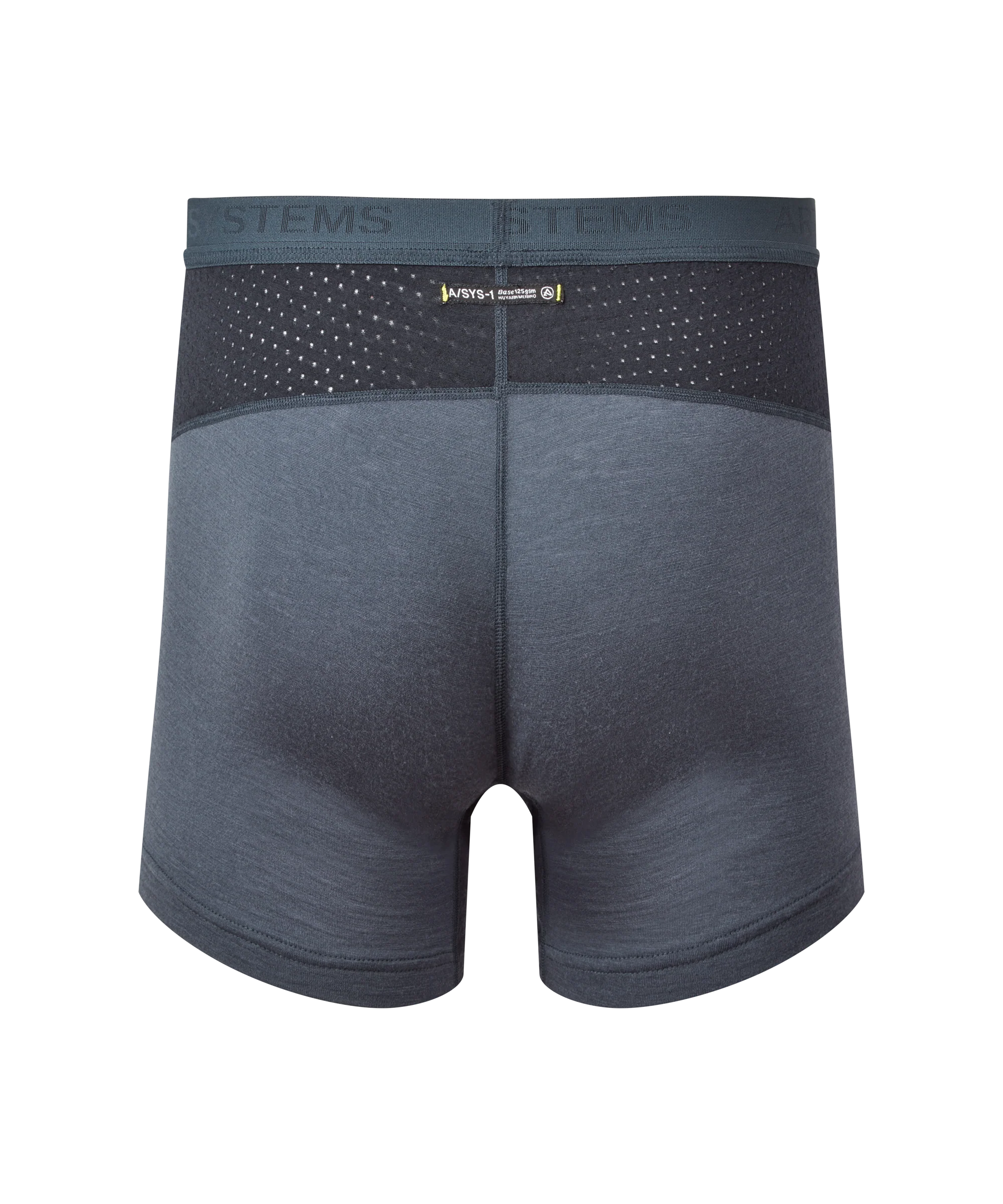 Artilect Performance Mens Boulder 125 Boxer Brief Blue from the back