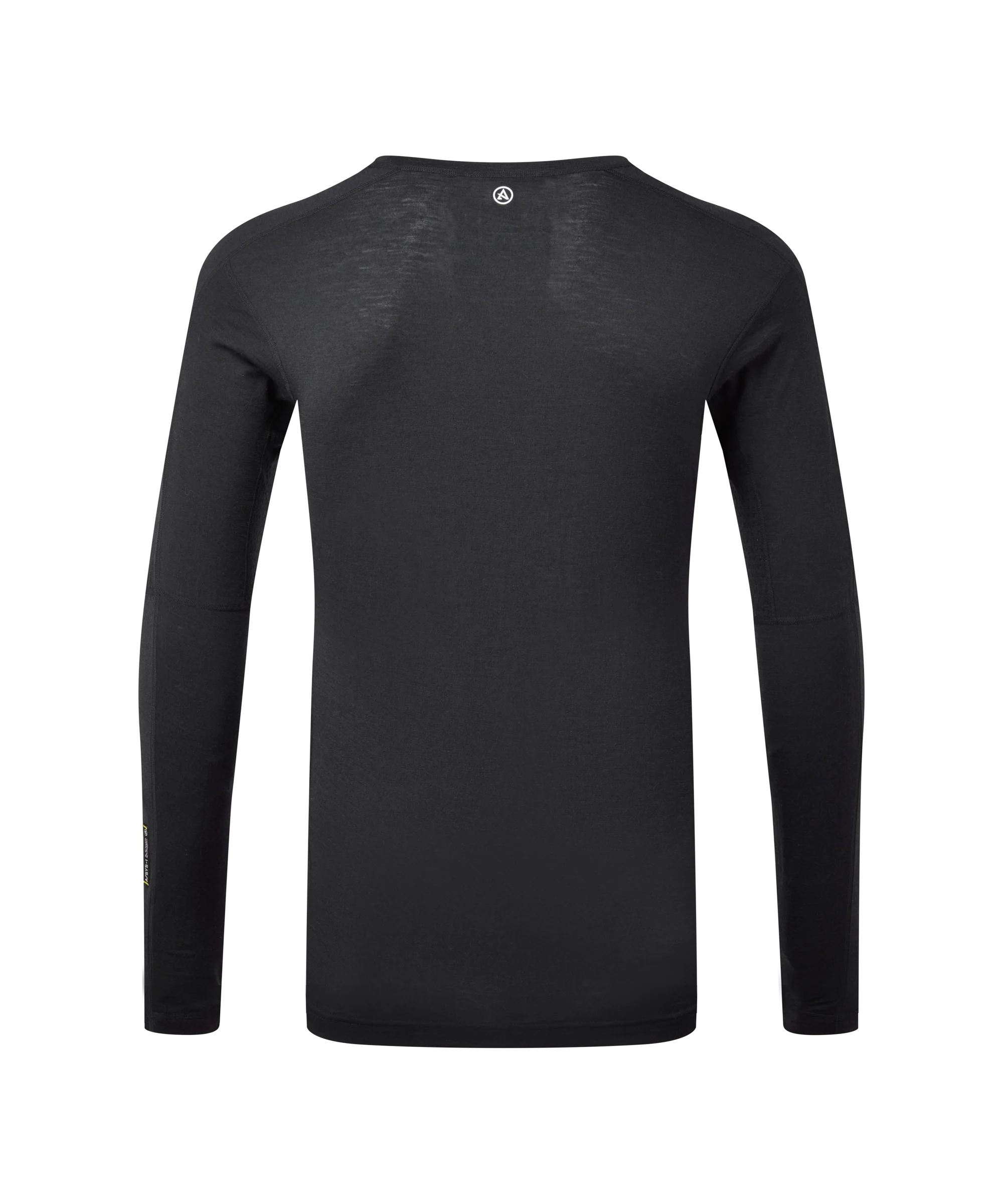 Artilect Performance Mens Boulder 125 Long Sleeve Crew Black from the back