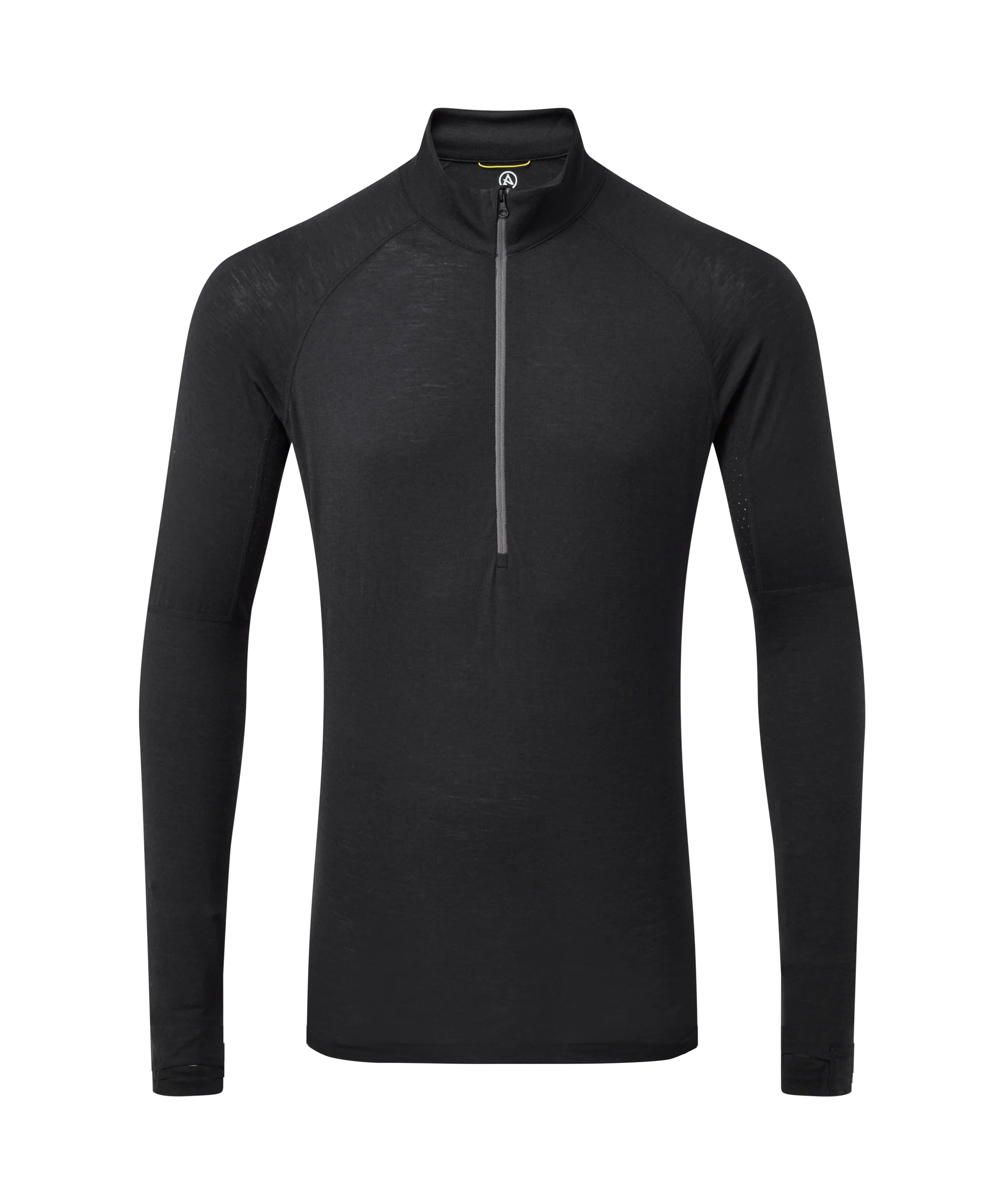 Artilect Performance Mens Boulder 125 Quarter Zip Top Black