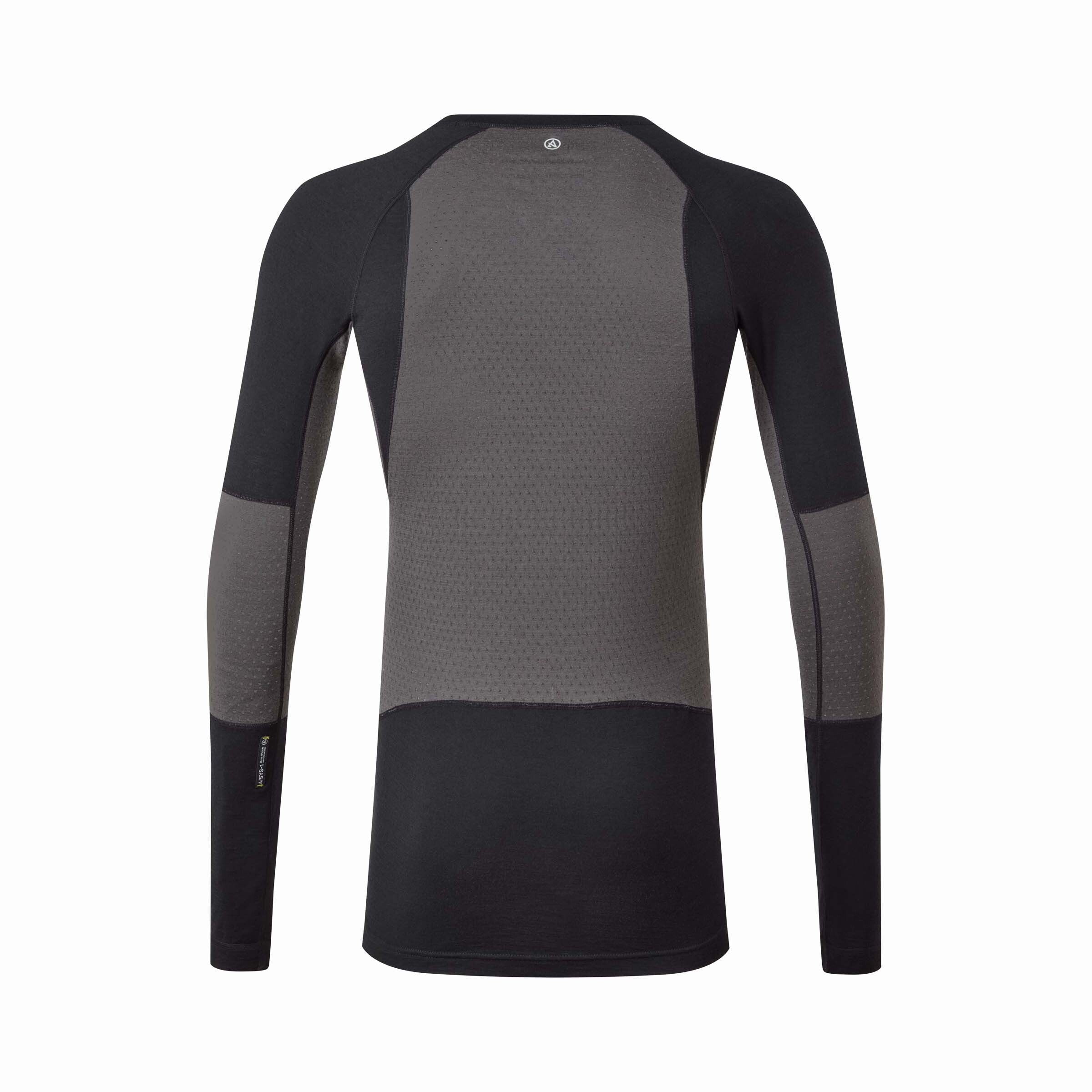 Artilect Performance Mens Darkhorse 185 Zoned Crew Black from the back