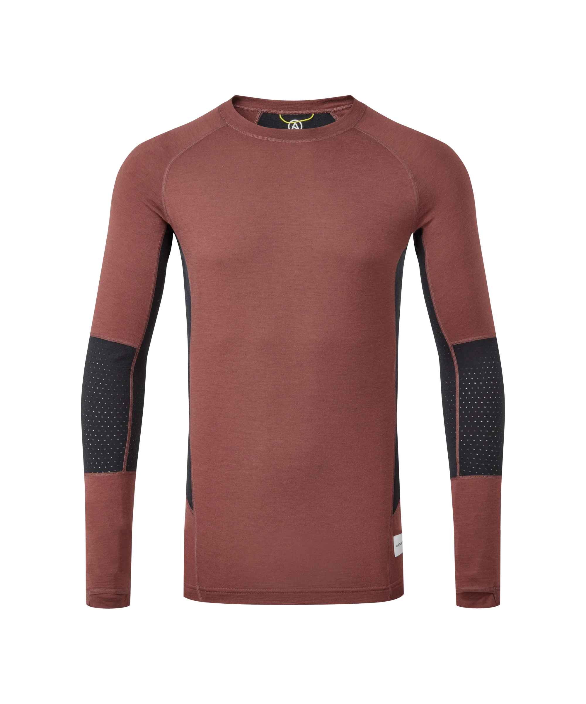 Artilect Performance Mens Darkhorse 185 Zoned Crew Burgundy