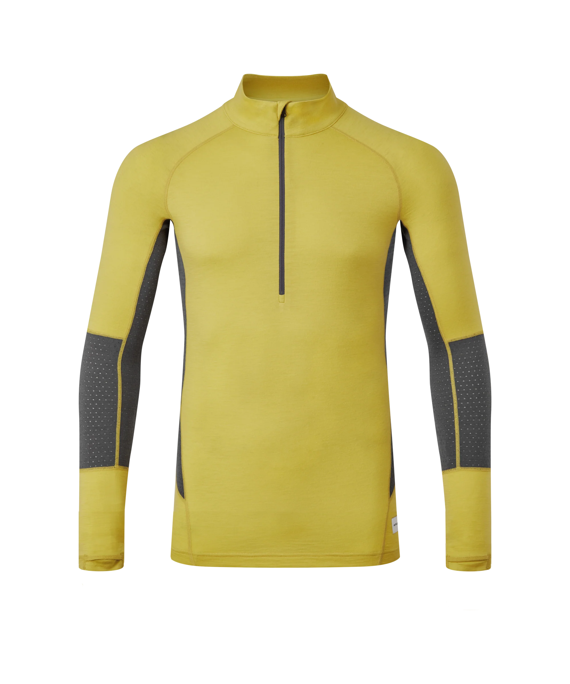 Artilect Performance Mens Darkhorse 185 Zoned Quarter Zip Top Yellow
