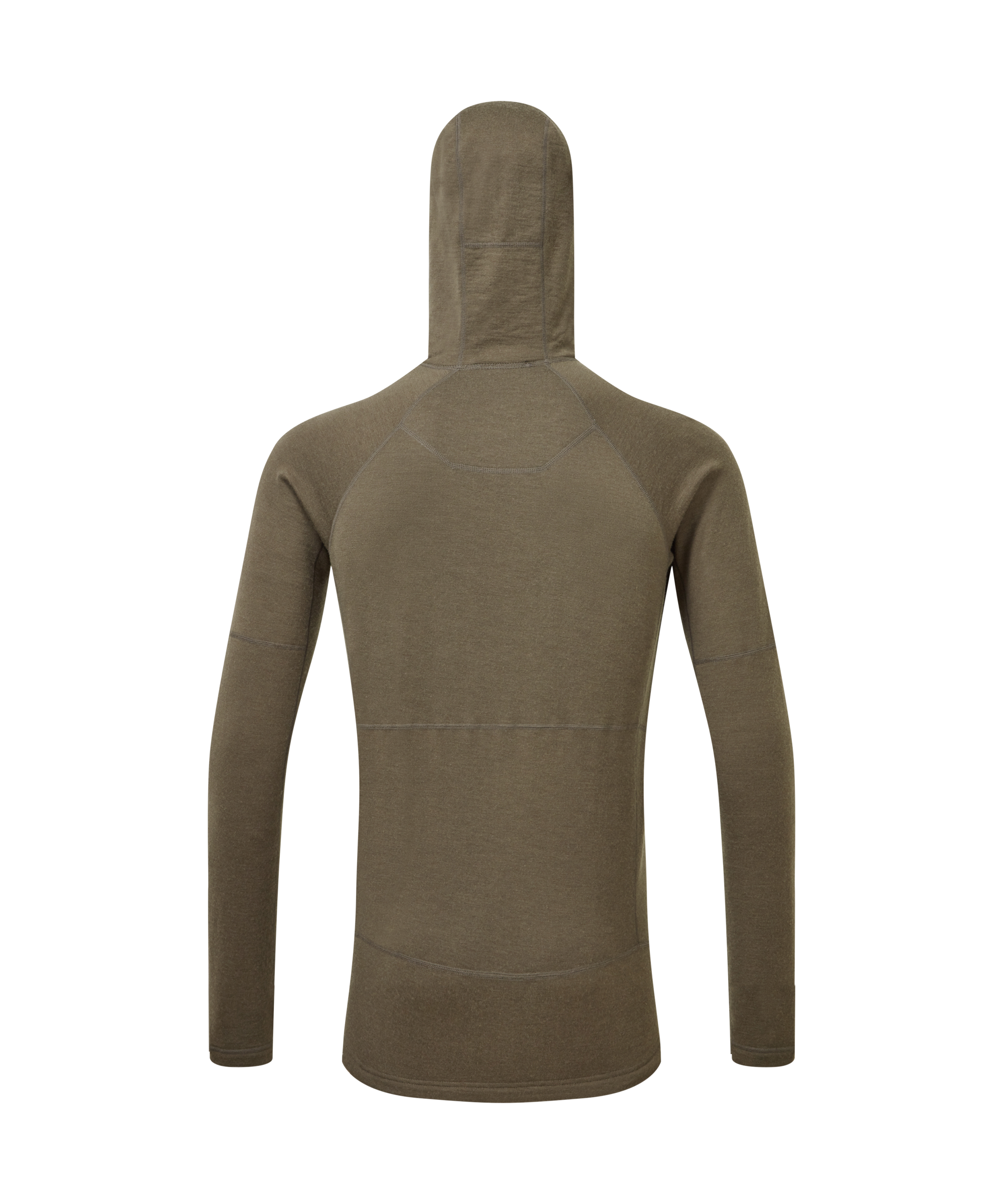 Artilect Performance Mens Eldorado Merino Hoodie Green from the back