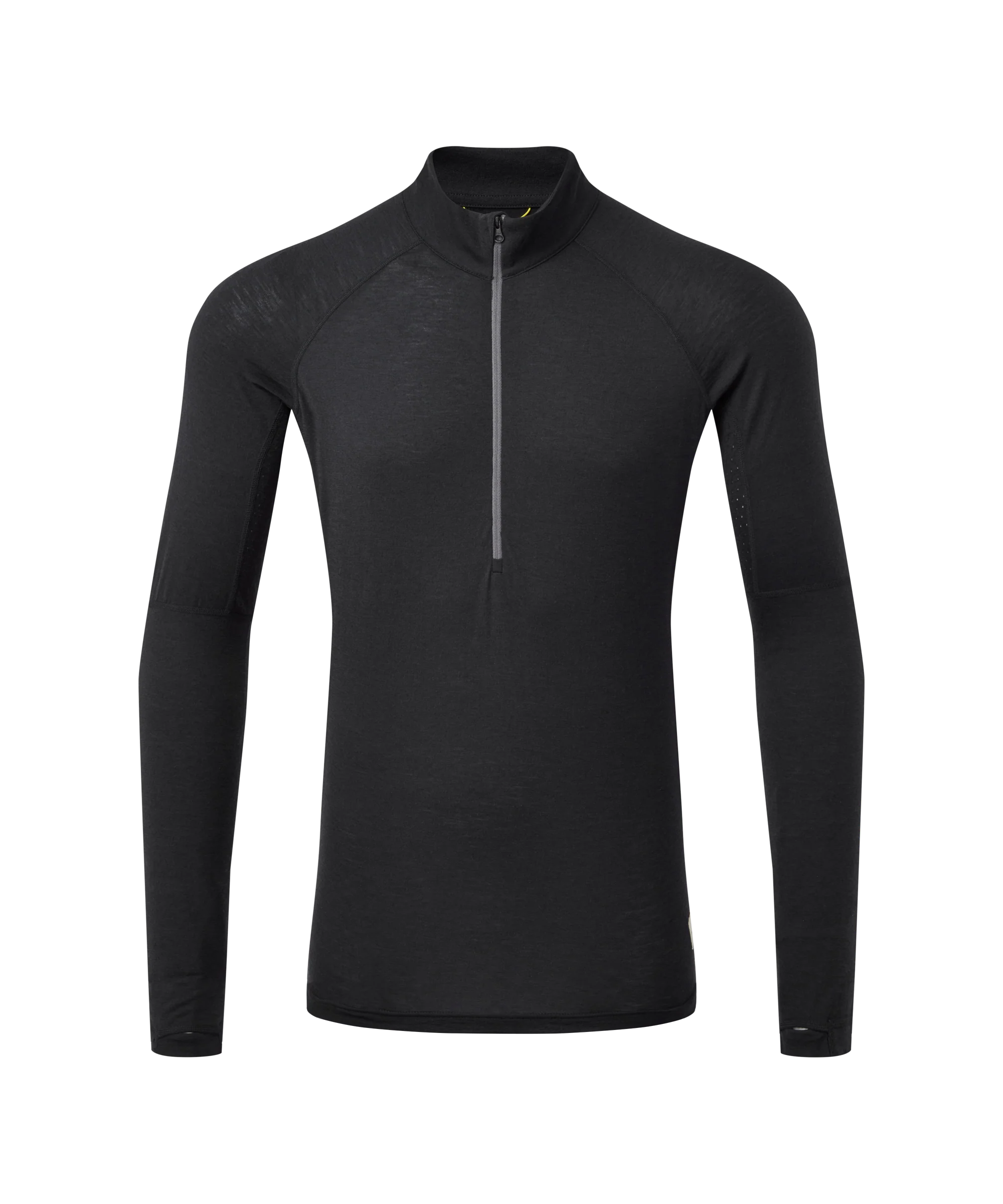 Artilect Performance Mens Flatiron 185 Quarter Zip Top Black