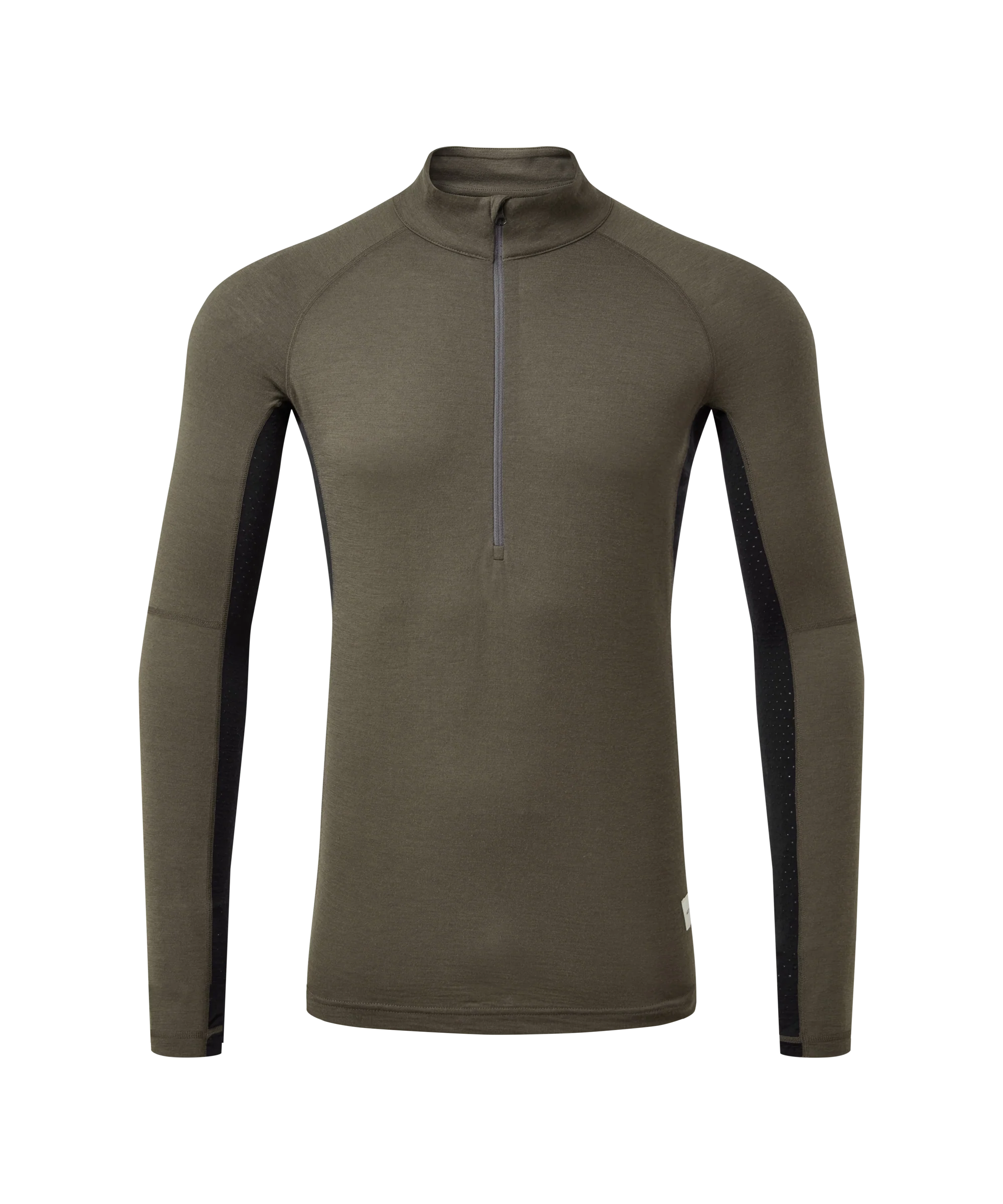 Artilect Performance Mens Flatiron 185 Quarter Zip Top Green