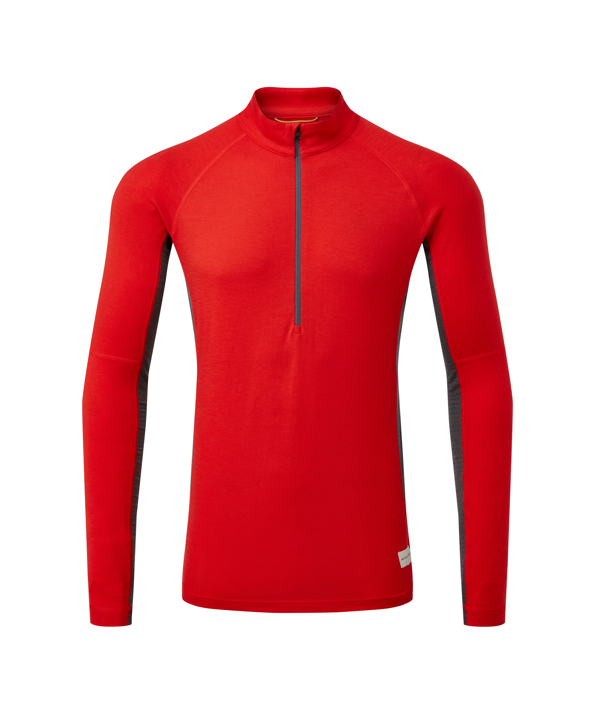 Artilect Performance Mens Flatiron 185 Quarter Zip Top Red