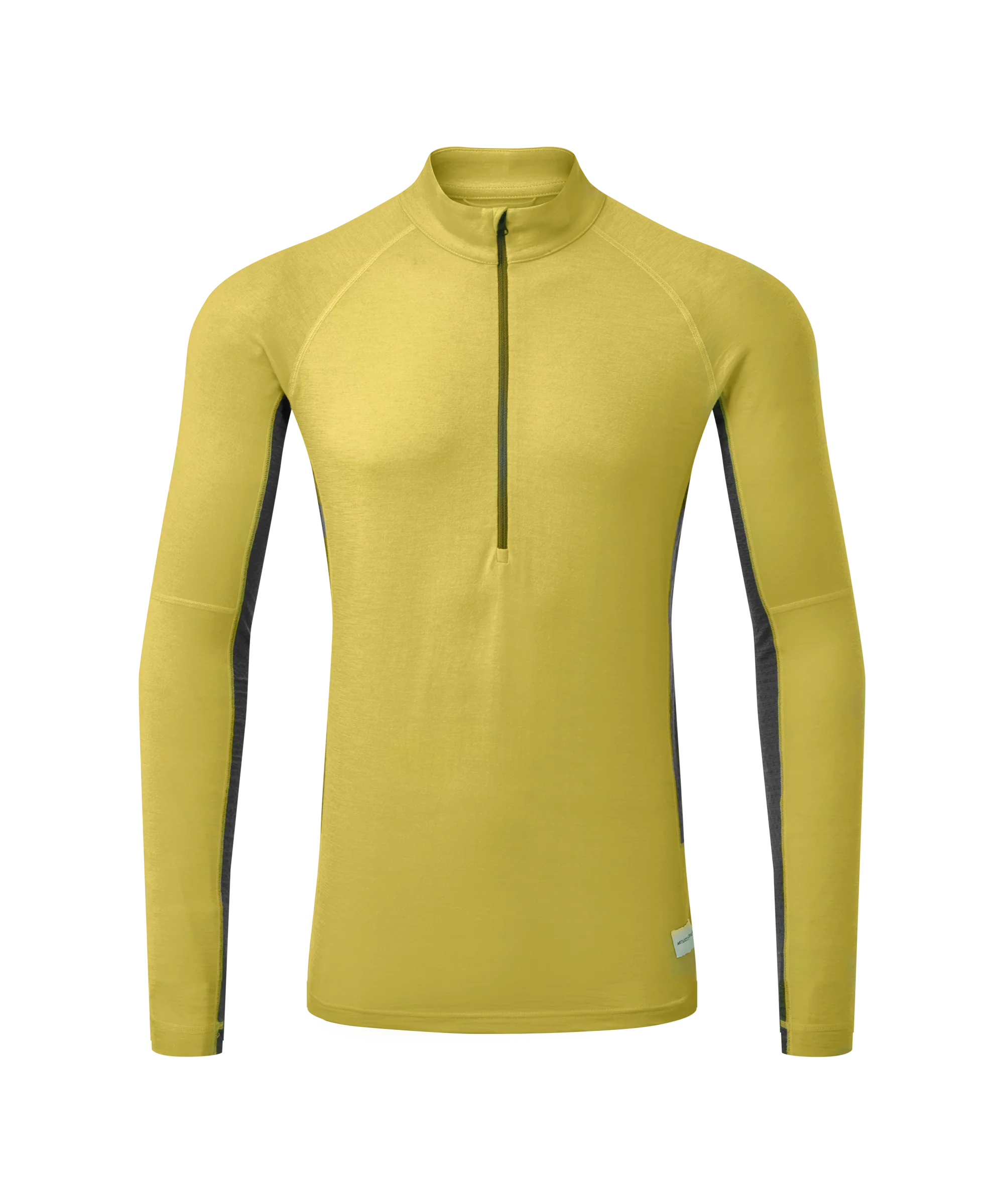 Artilect Performance Mens Flatiron 185 Quarter Zip Top Yellow