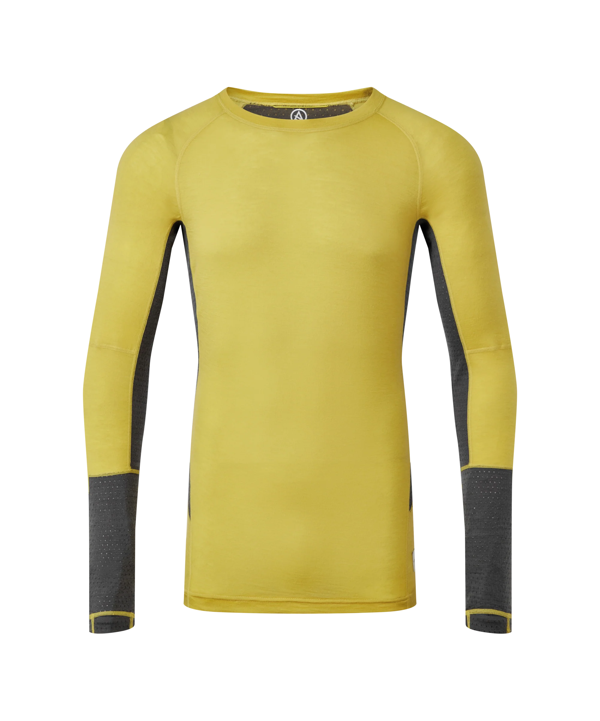 Artilect Performance Mens Goldhill 125 Zoned Crew Yellow
