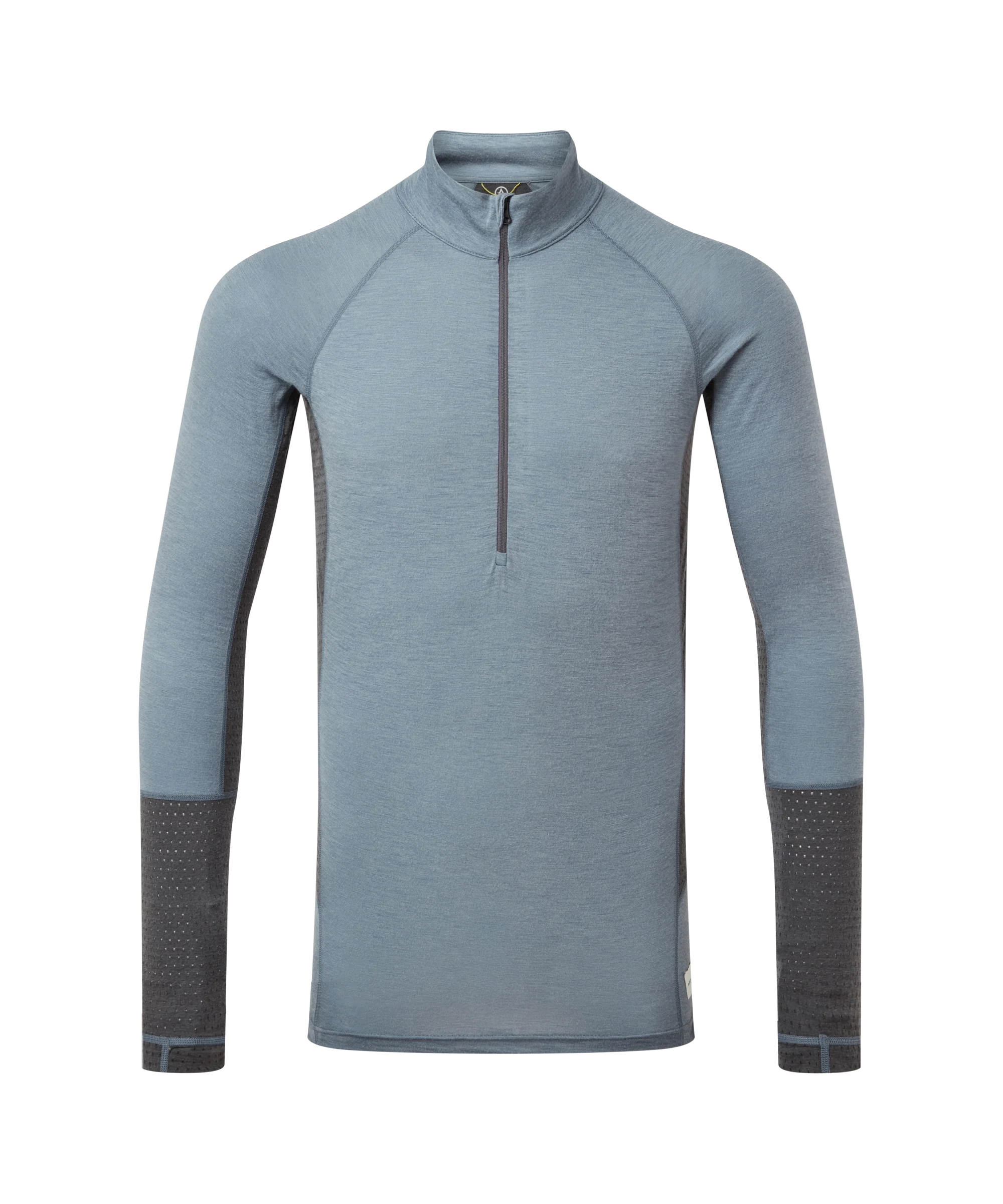 Artilect Performance Mens Goldhill 125 Zoned Quarter Zip Top Blue