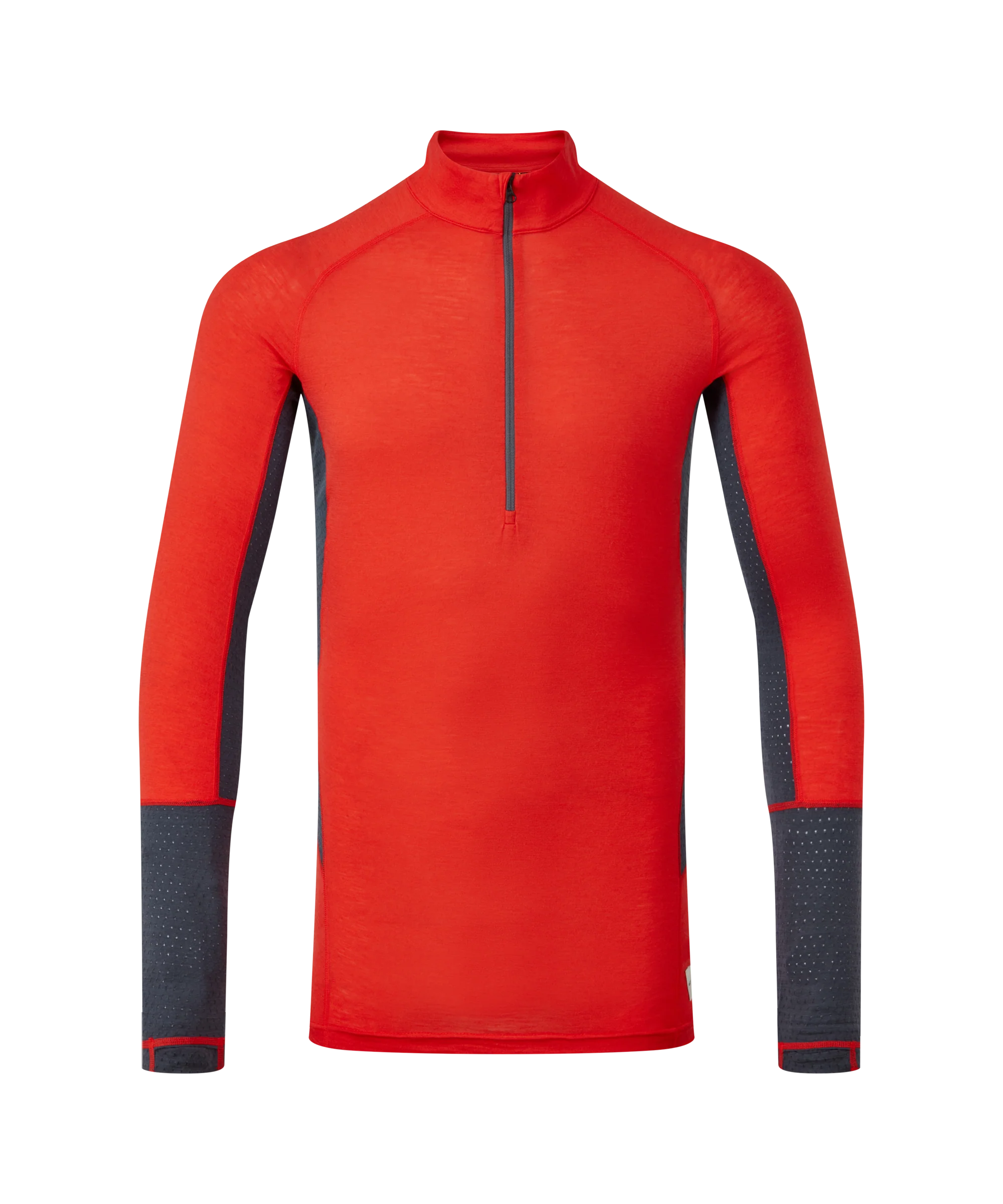 Artilect Performance Mens Goldhill 125 Zoned Quarter Zip Top Red