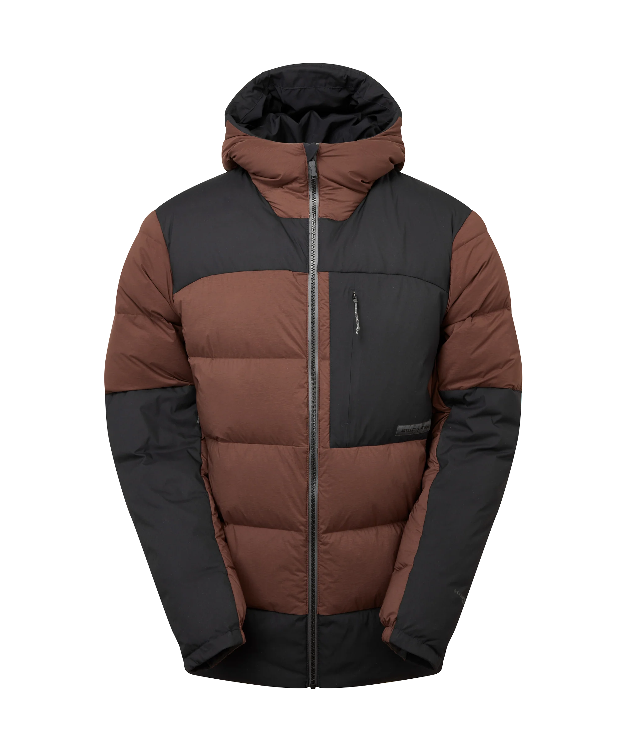 Artilect Performance Mens High AF Down Stretch Parka Burgundy