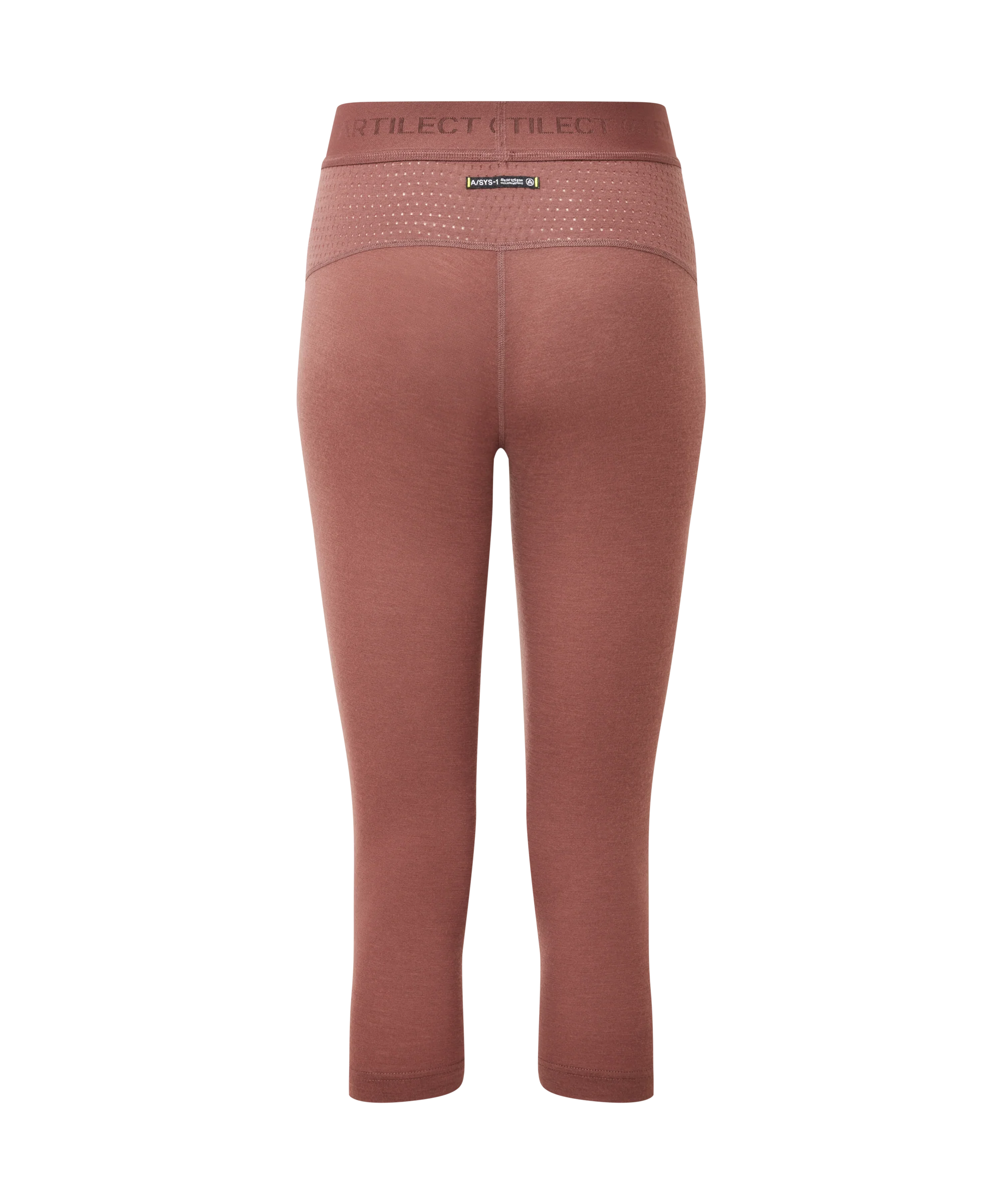 Artilect Performance Womens Boulder 125 3/4 Legging Burgundy from the back