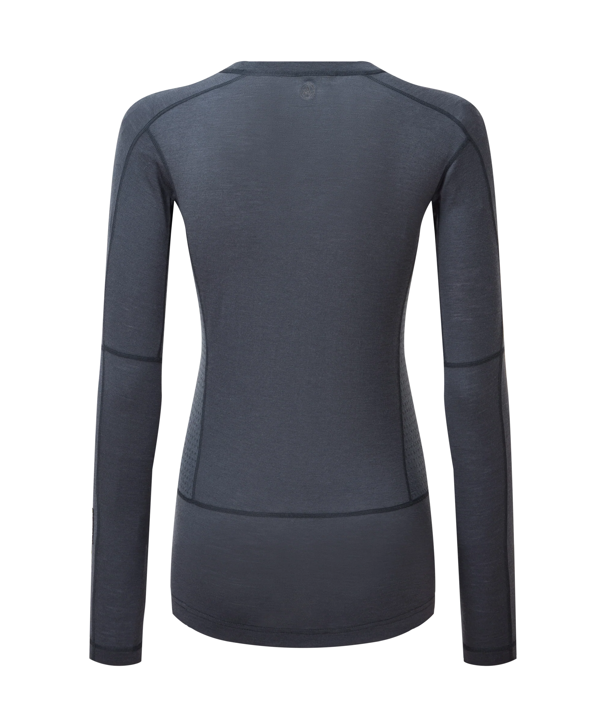 Artilect Performance Womens Boulder 125 Long Sleeve Crew Blue from the back