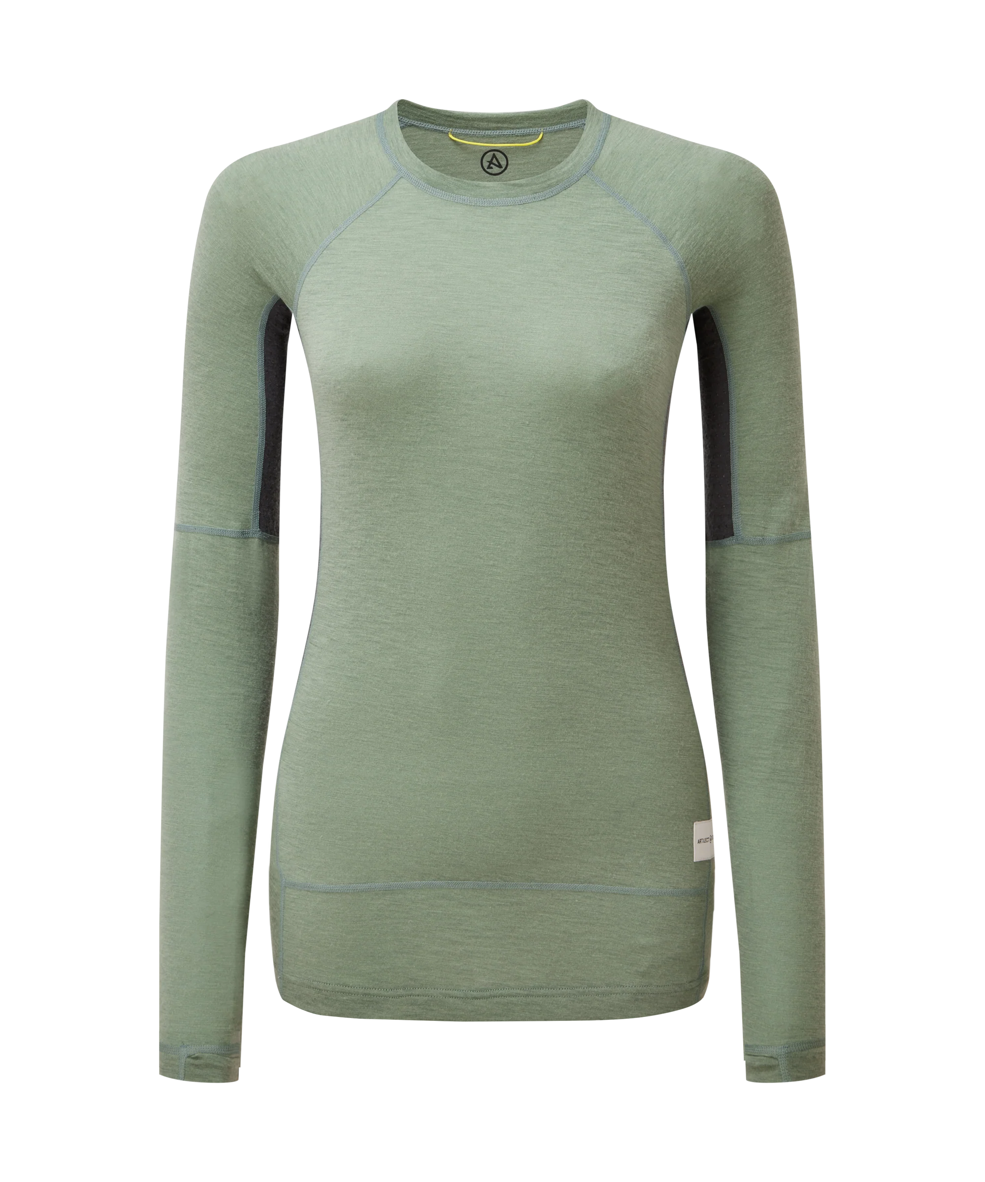 Artilect Performance Womens Boulder 125 Long Sleeve Crew Green