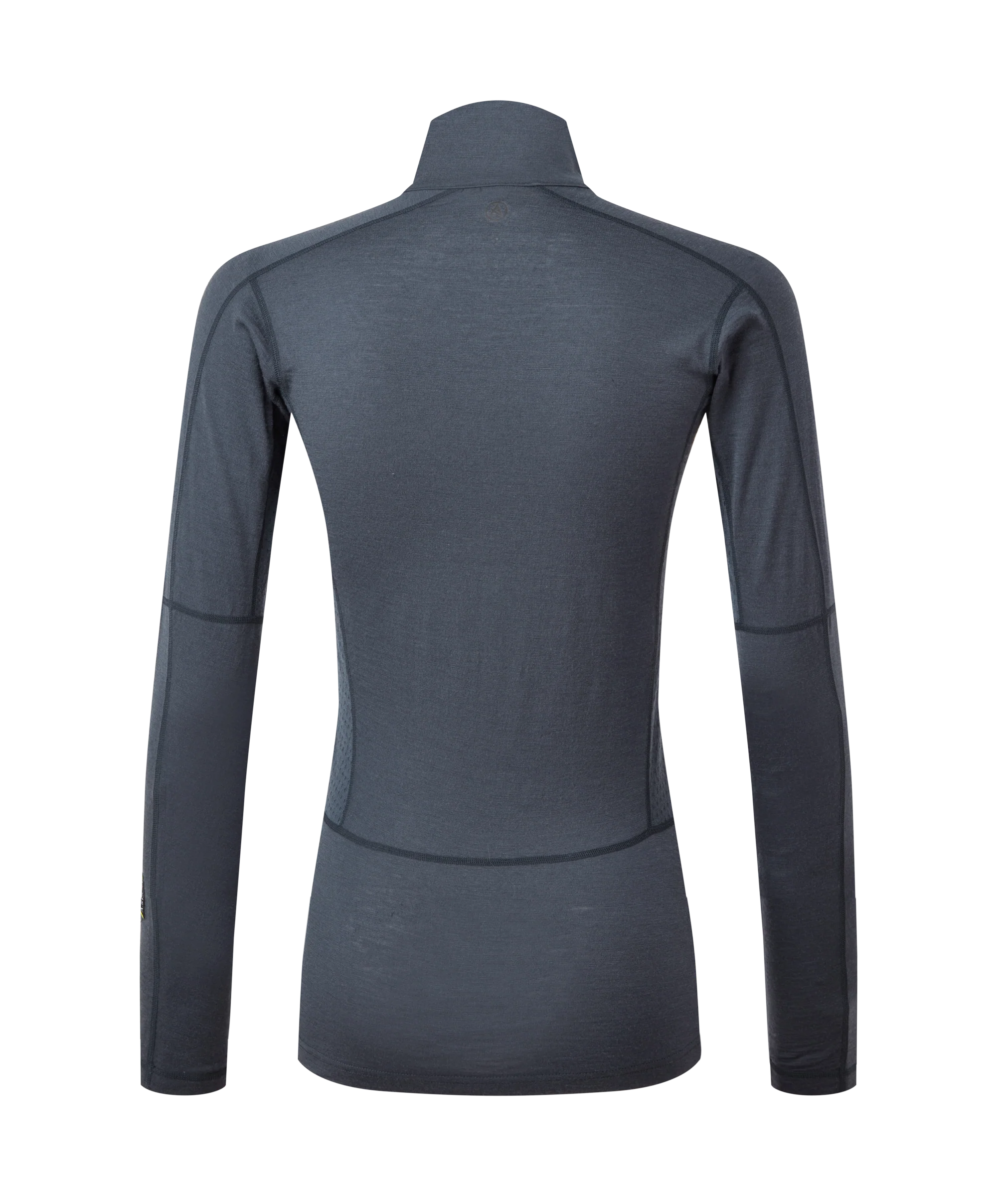 Artilect Performance Womens Boulder 125 Quarter Zip Top Blue from the back