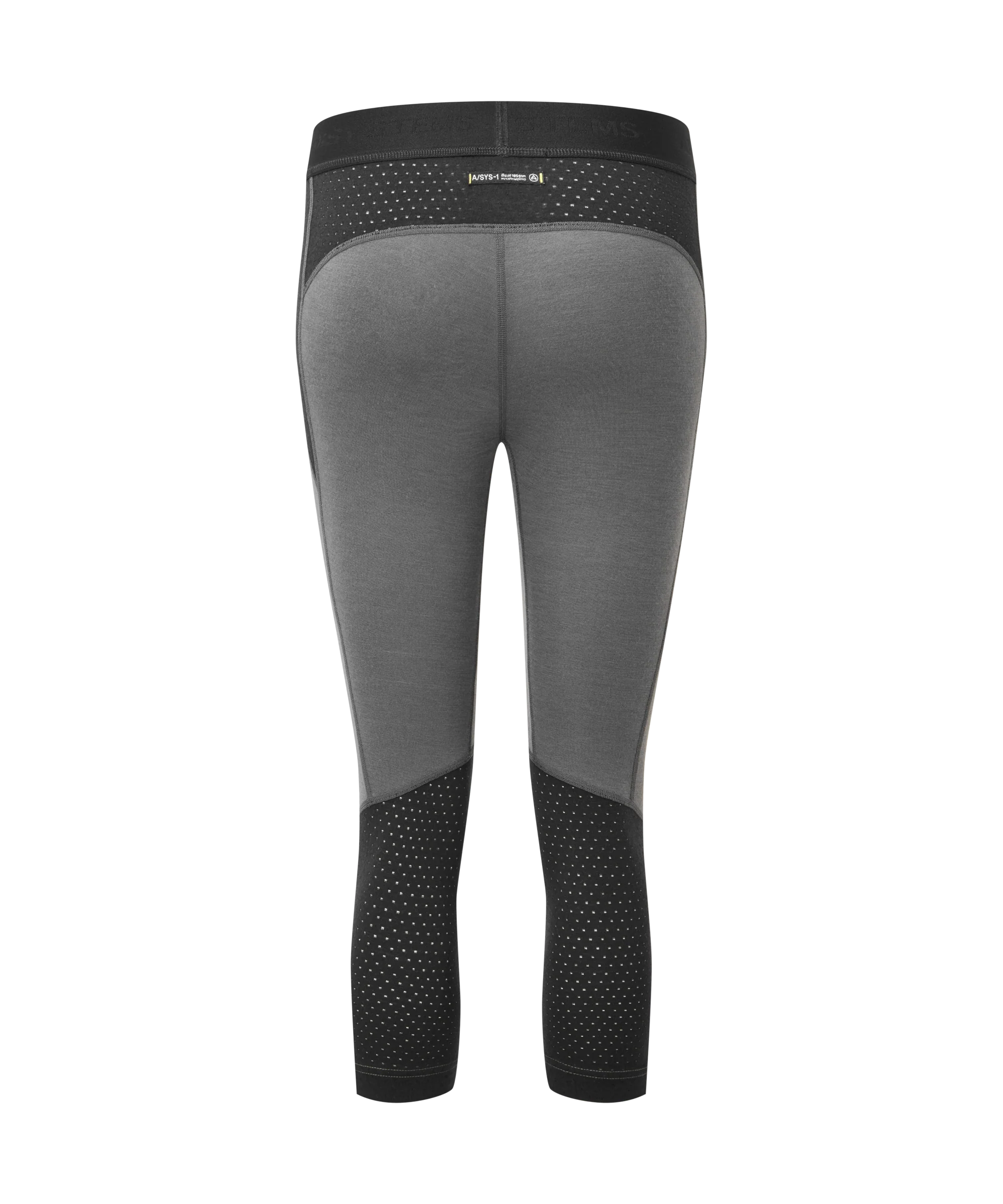 Artilect Performance Womens Darkhorse 185 Zoned 3/4 Legging Grey from the back