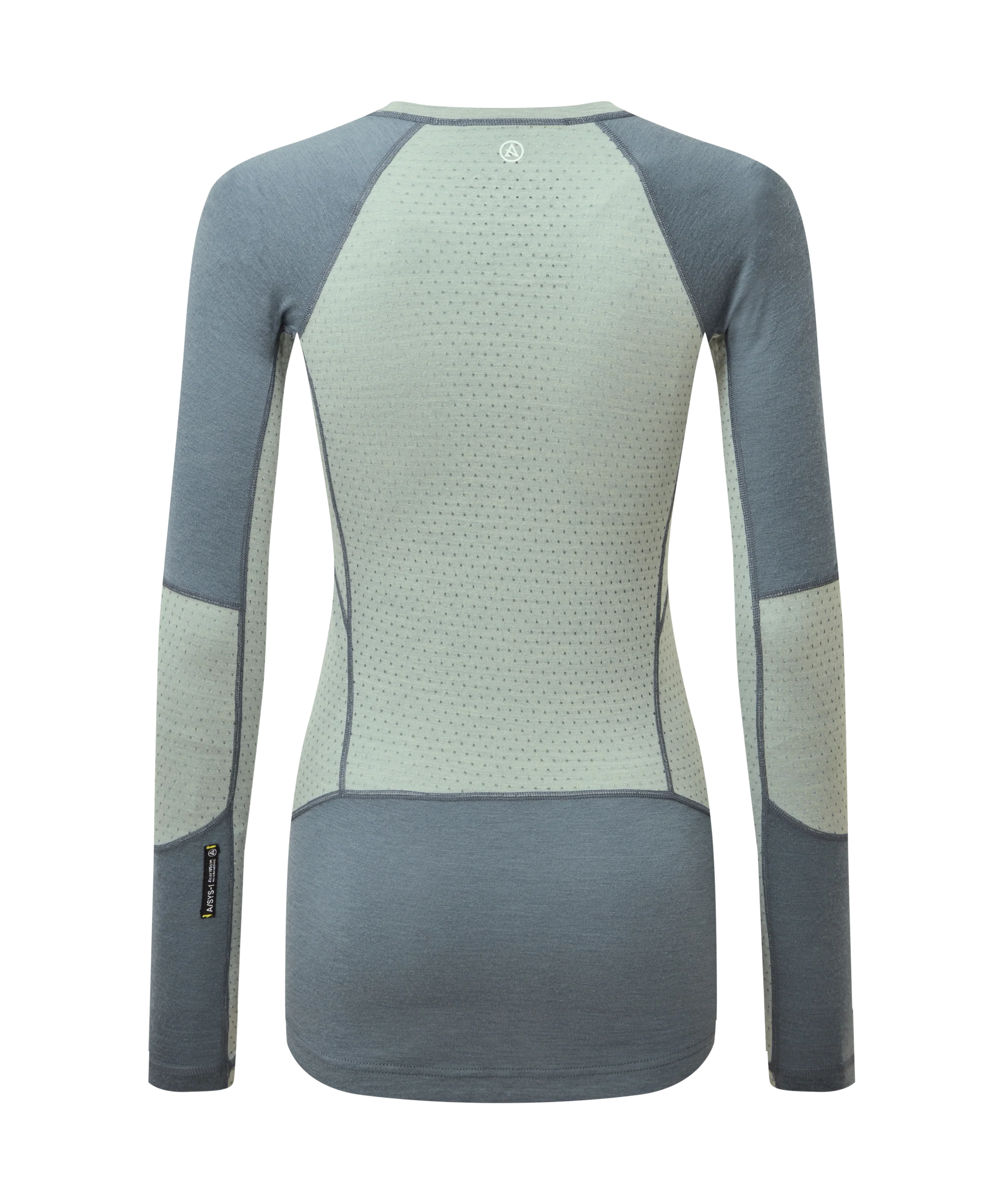 Artilect Performance Womens Darkhorse 185 Zoned Crew Blue from the back