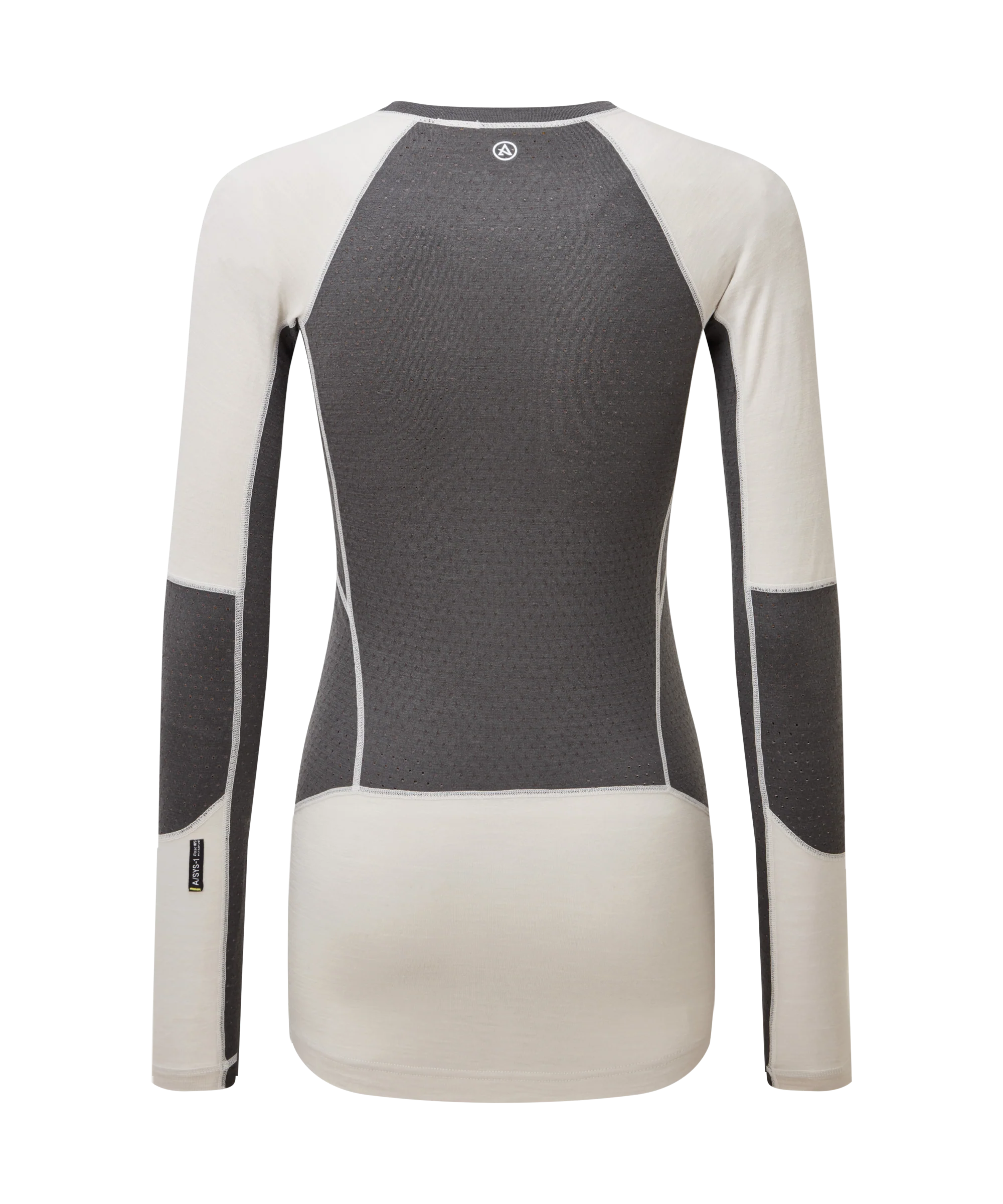 Artilect Performance Womens Darkhorse 185 Zoned Crew White from the back