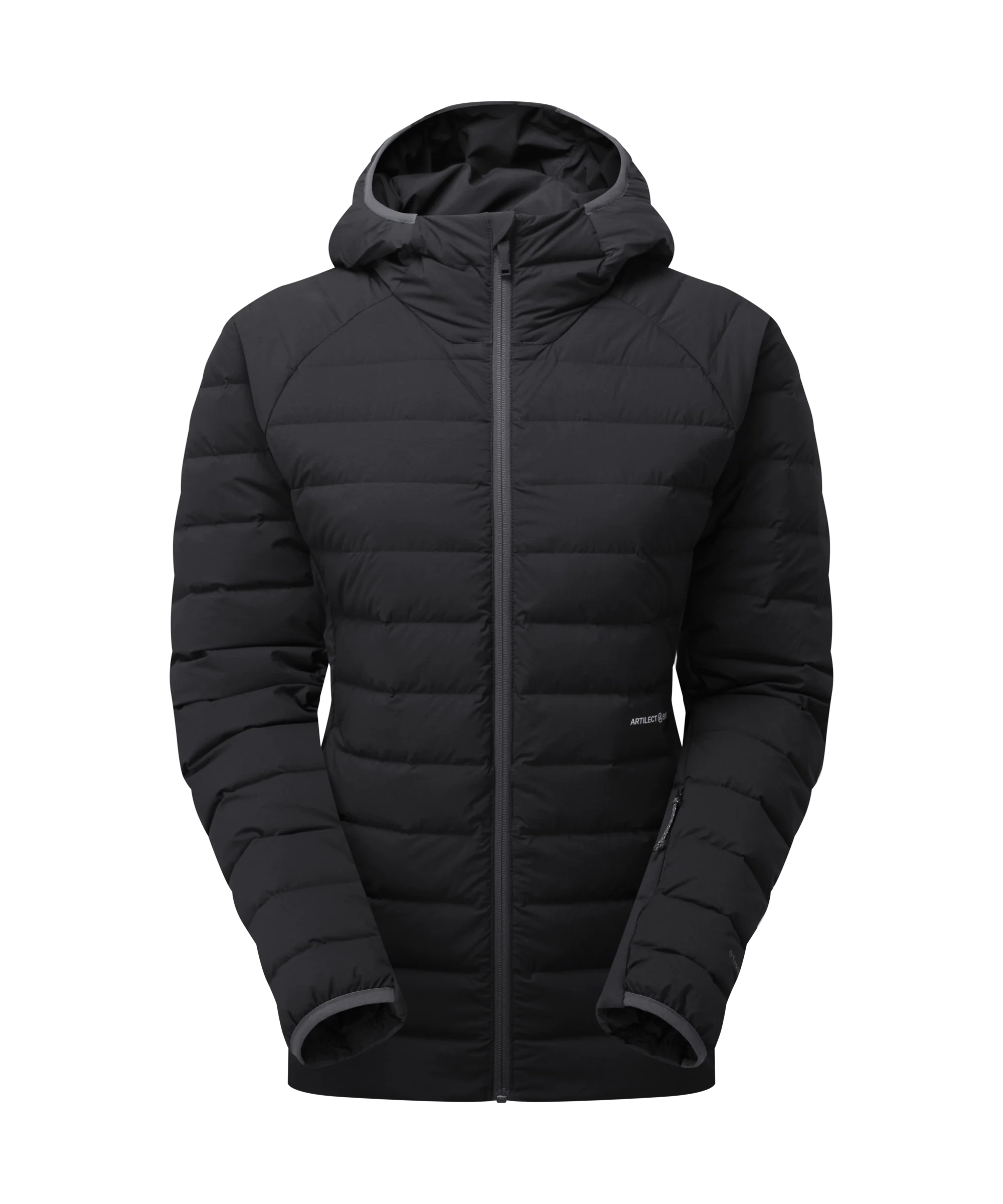 Artilect Performance Womens Divide Fusion Stretch Hoodie Black