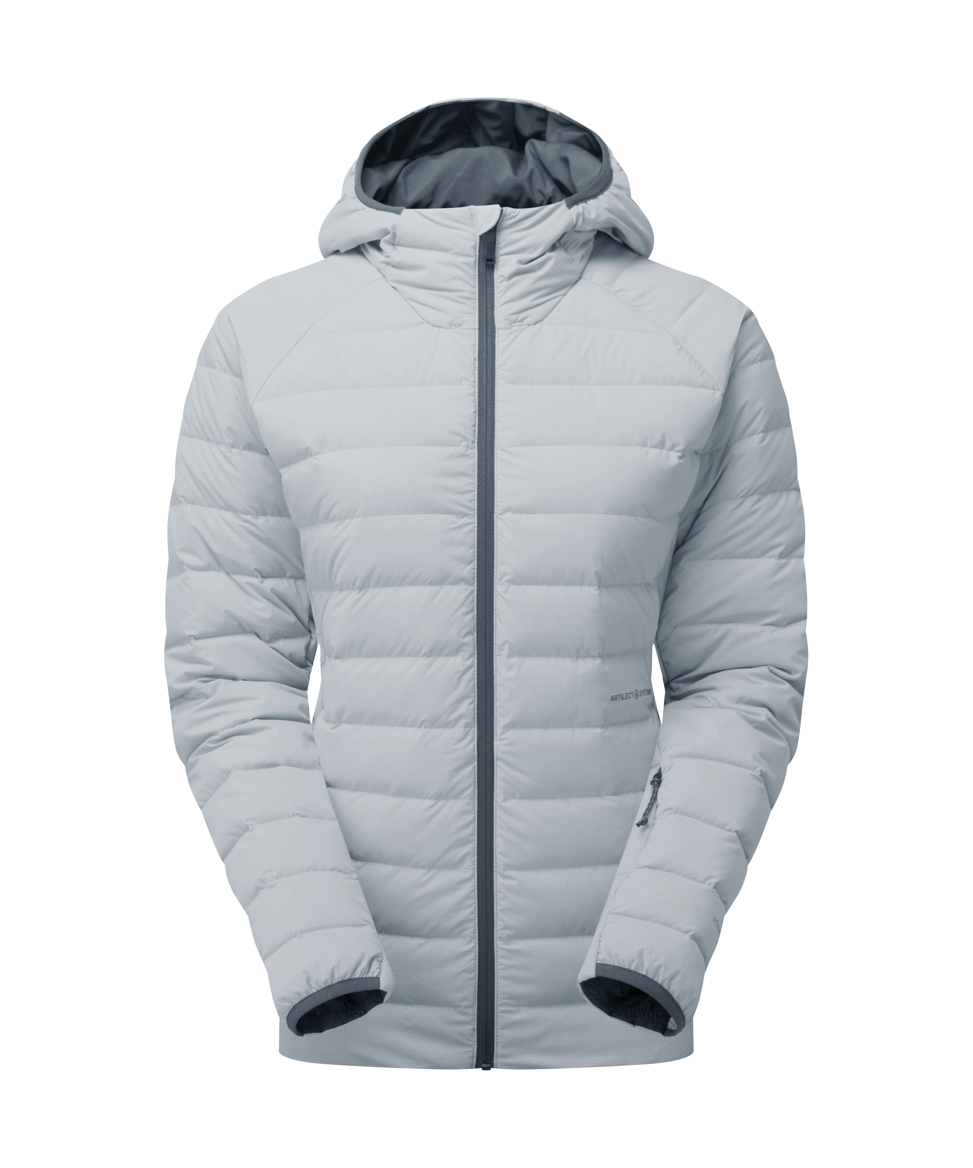 Artilect Performance Womens Divide Fusion Stretch Hoodie Grey