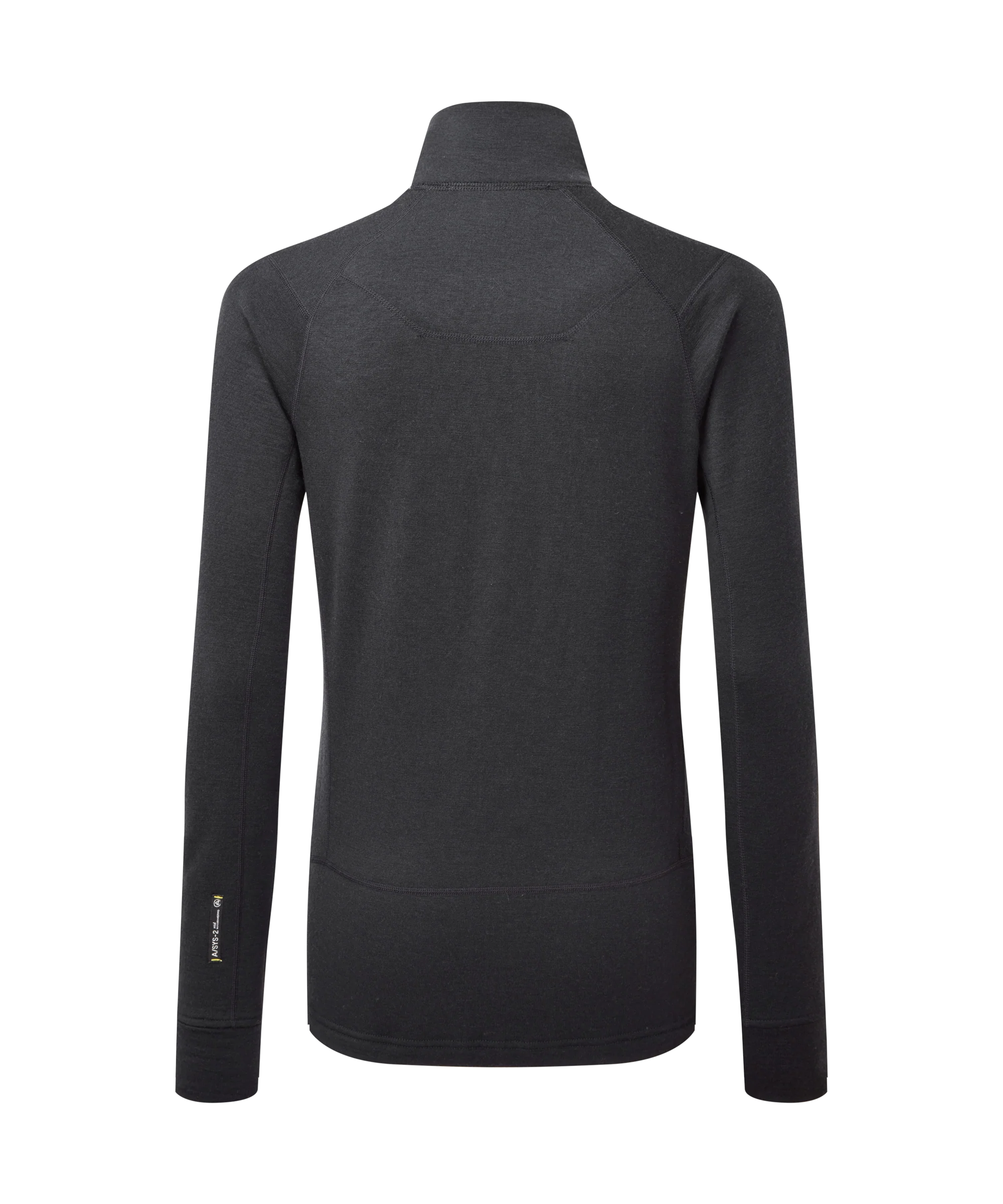 Artilect Performance Womens Eldorado Merino Jacket Black from the back