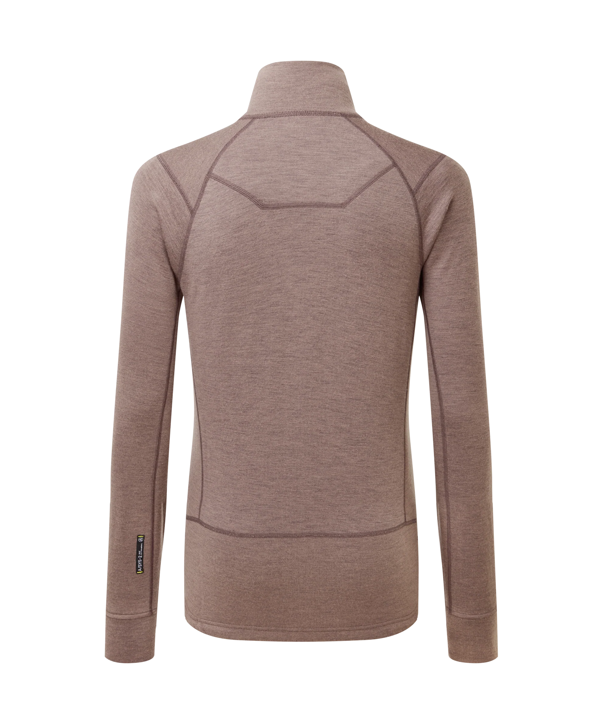 Artilect Performance Womens Eldorado Merino Jacket Purple from the back