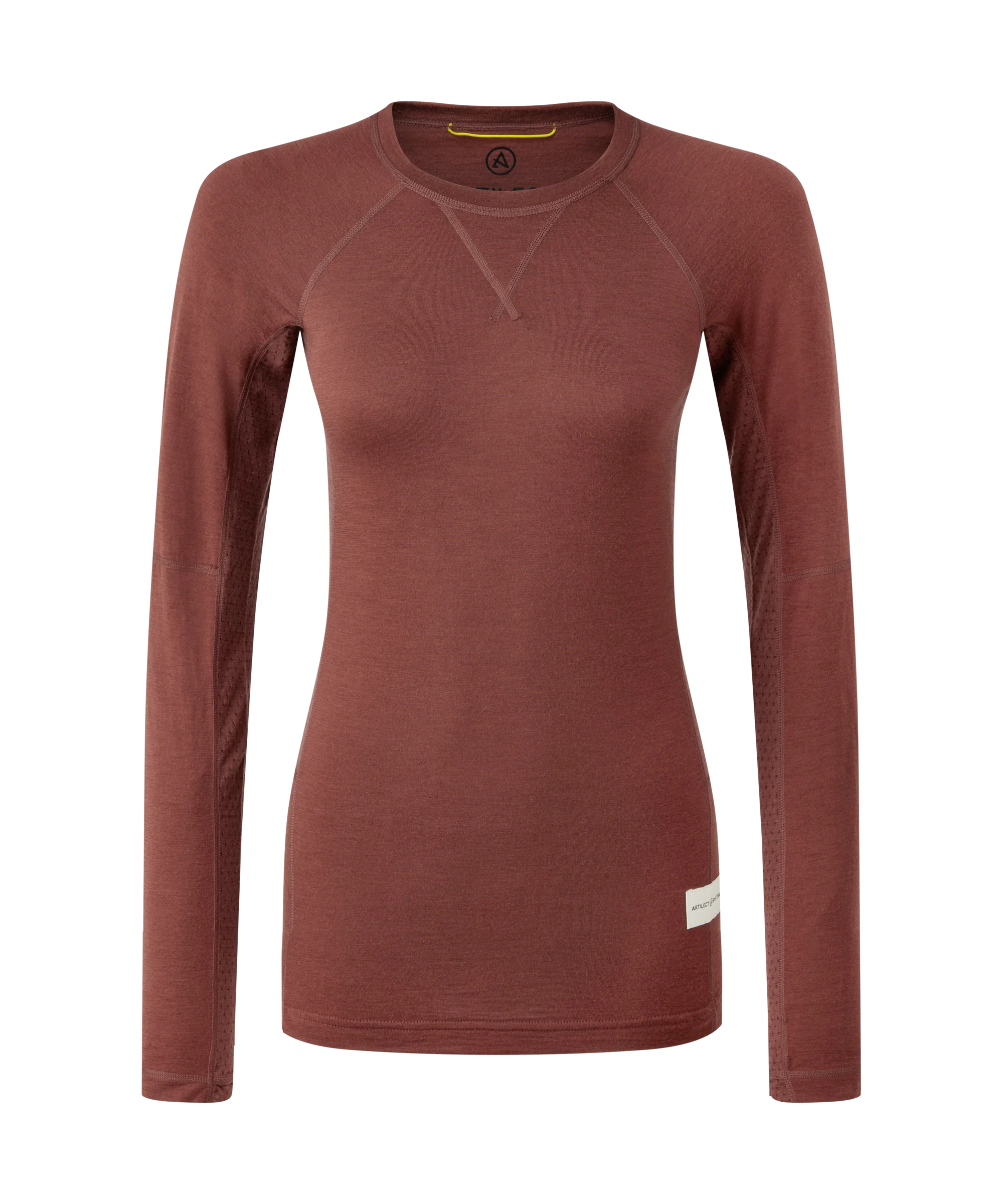 Artilect Performance Womens Flatiron 185 Crew Burgundy
