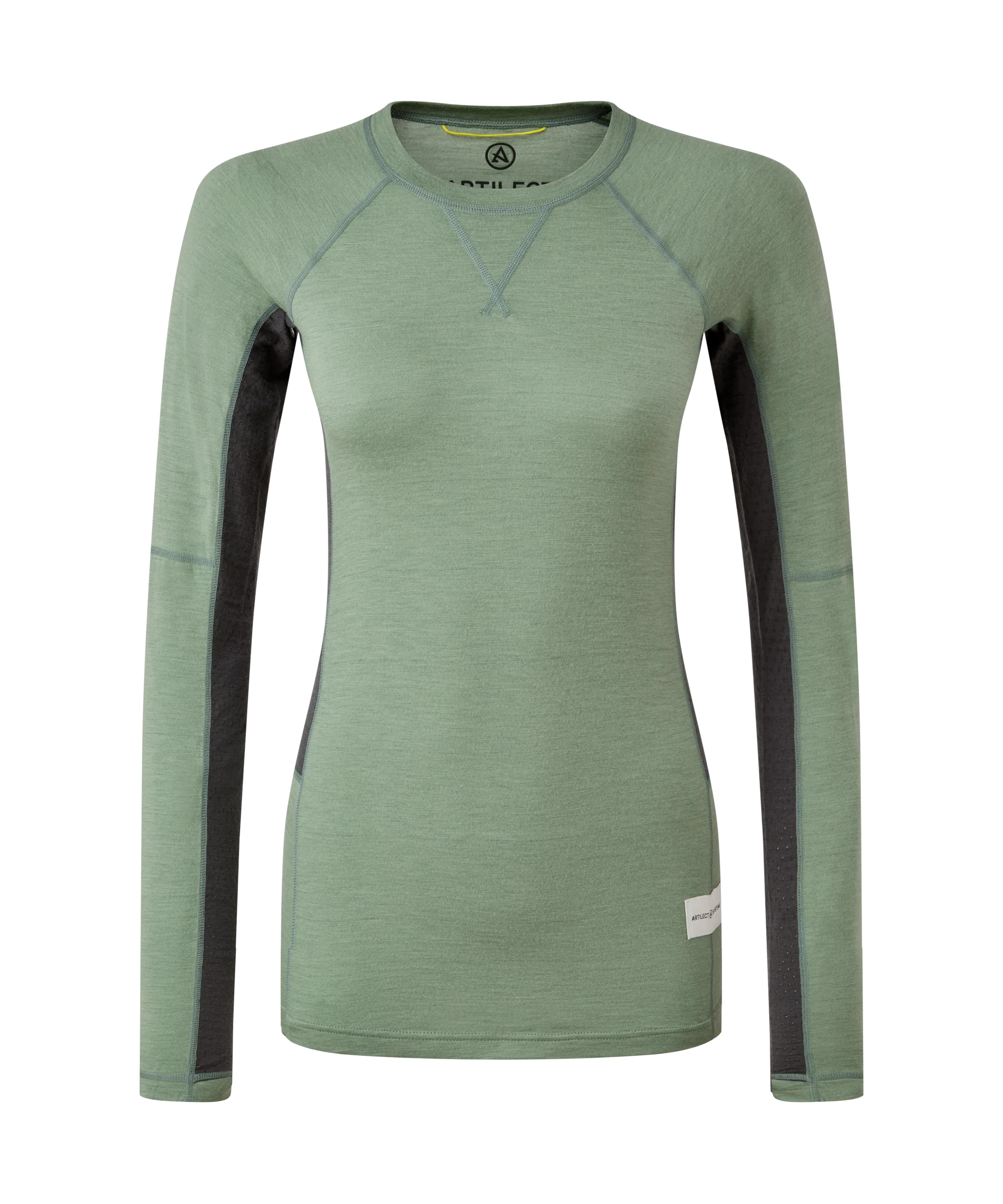 Artilect Performance Womens Flatiron 185 Crew Green