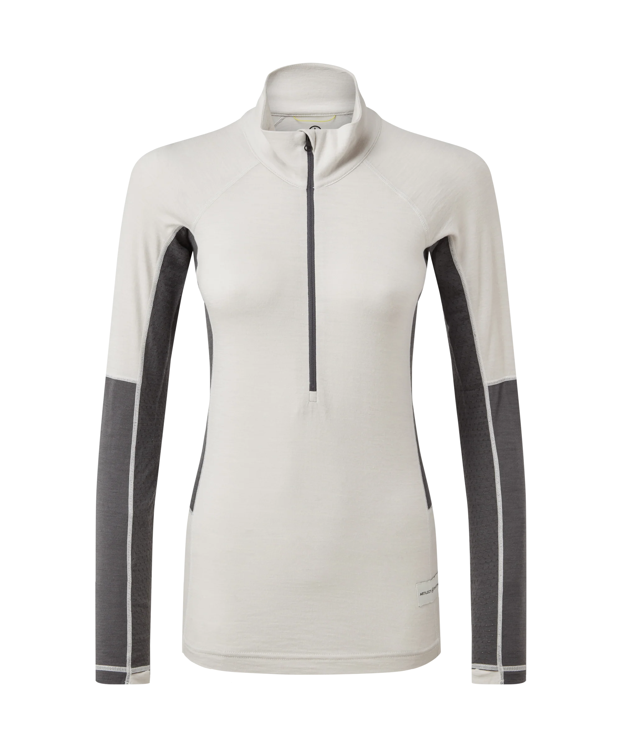 Artilect Performance Womens Flatiron 185 Quarter Zip Top White