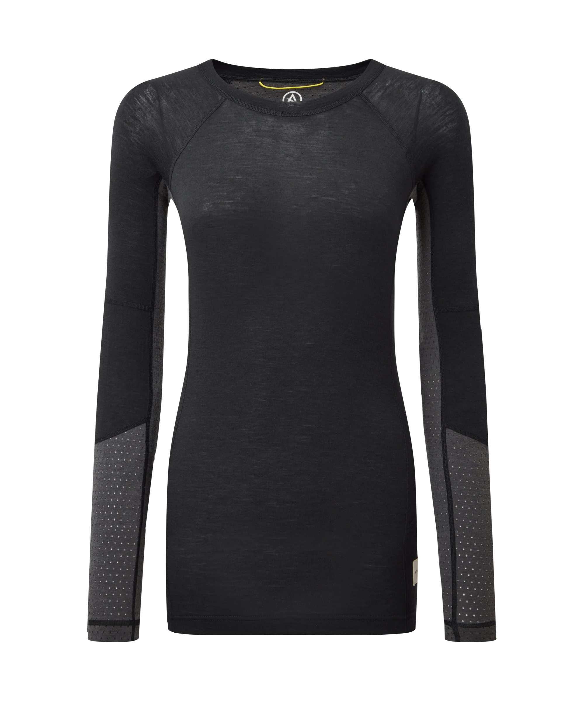 Artilect Performance Womens Goldhill 125 Zoned Crew Black