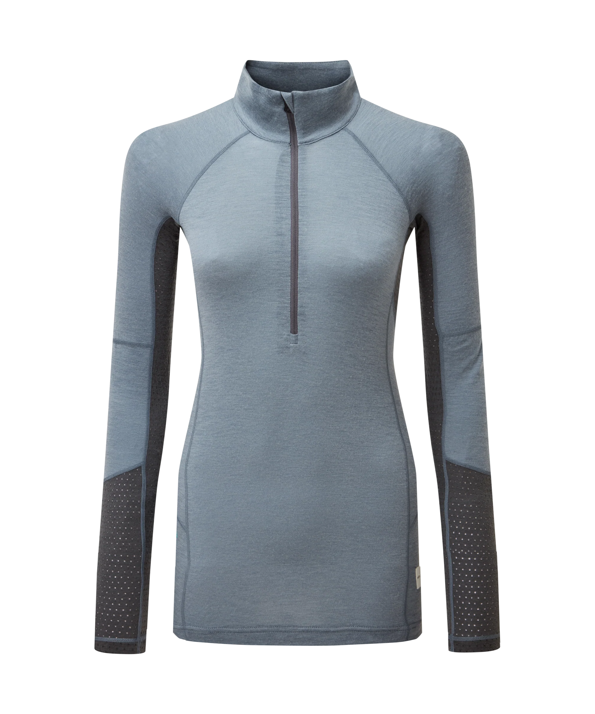 Artilect Performance Womens Goldhill 125 Zoned Quarter Zip Top Blue