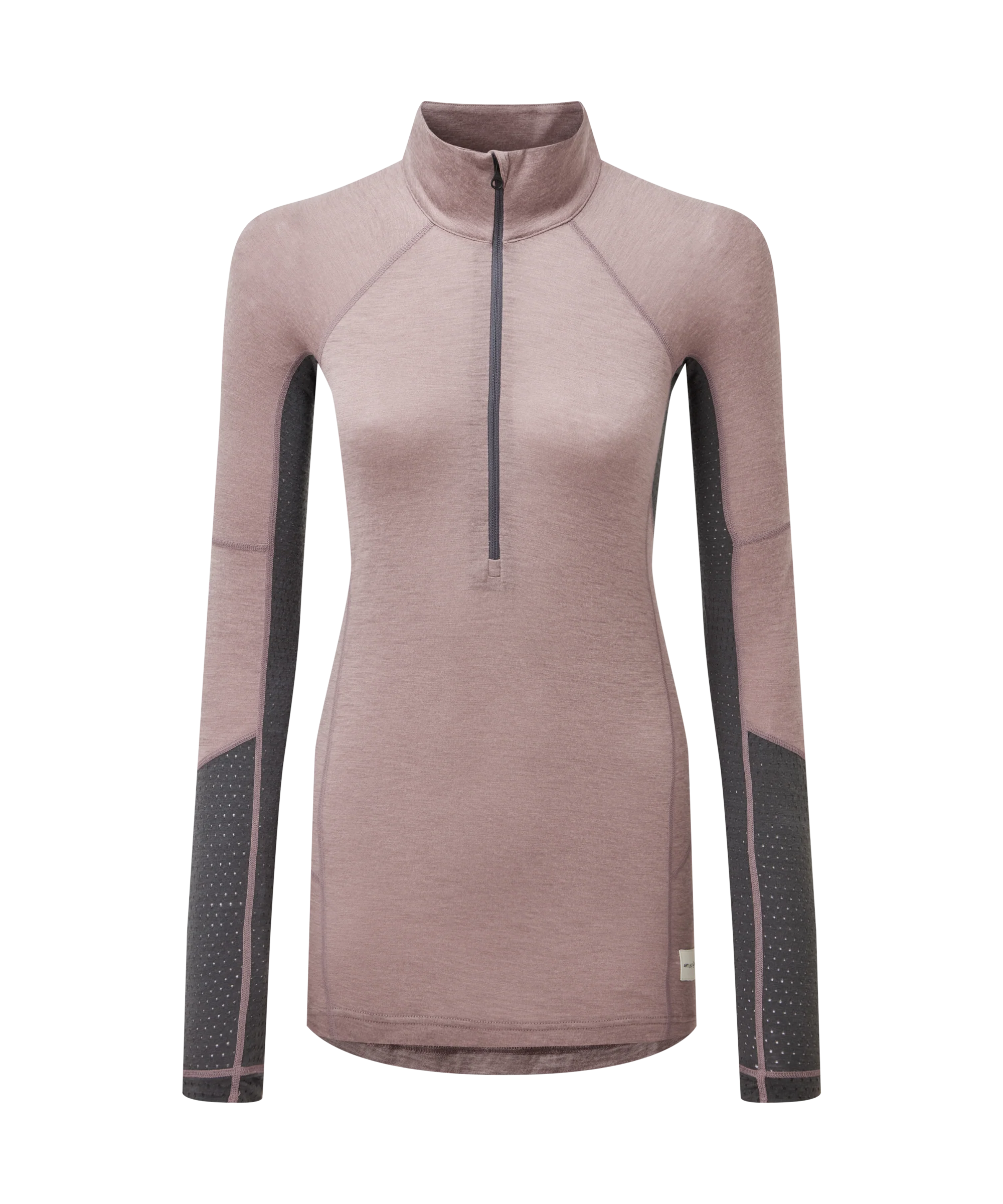 Artilect Performance Womens Goldhill 125 Zoned Quarter Zip Top Purple