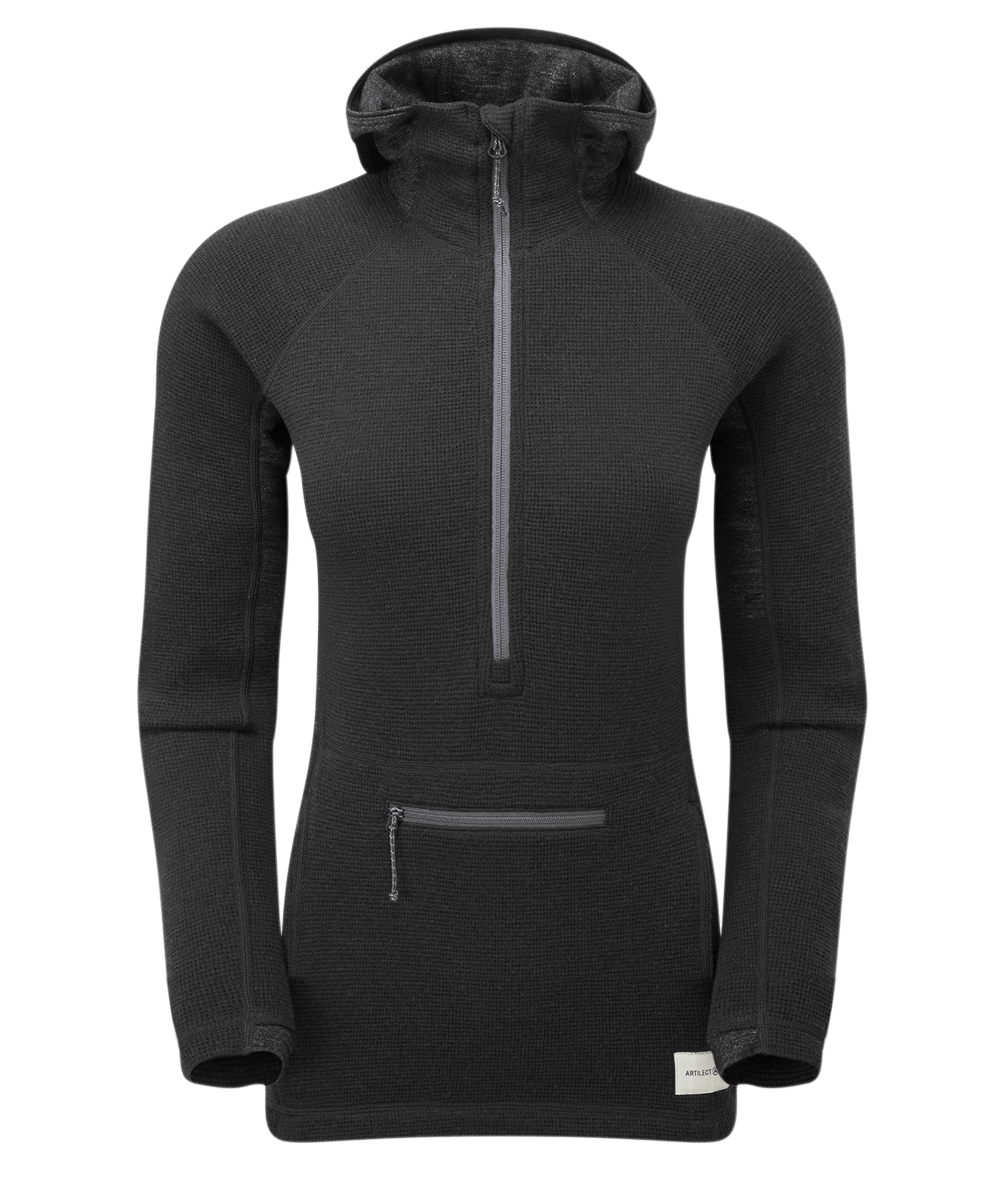 Artilect Performance Womens Sundown 250 Half Zip Top Black