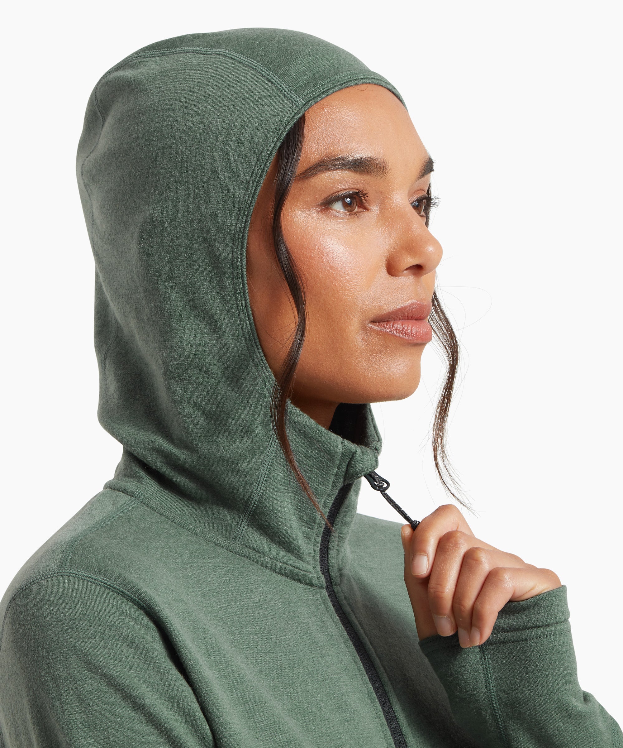 Womens Quandary Peak Hoodie - Sagebrush