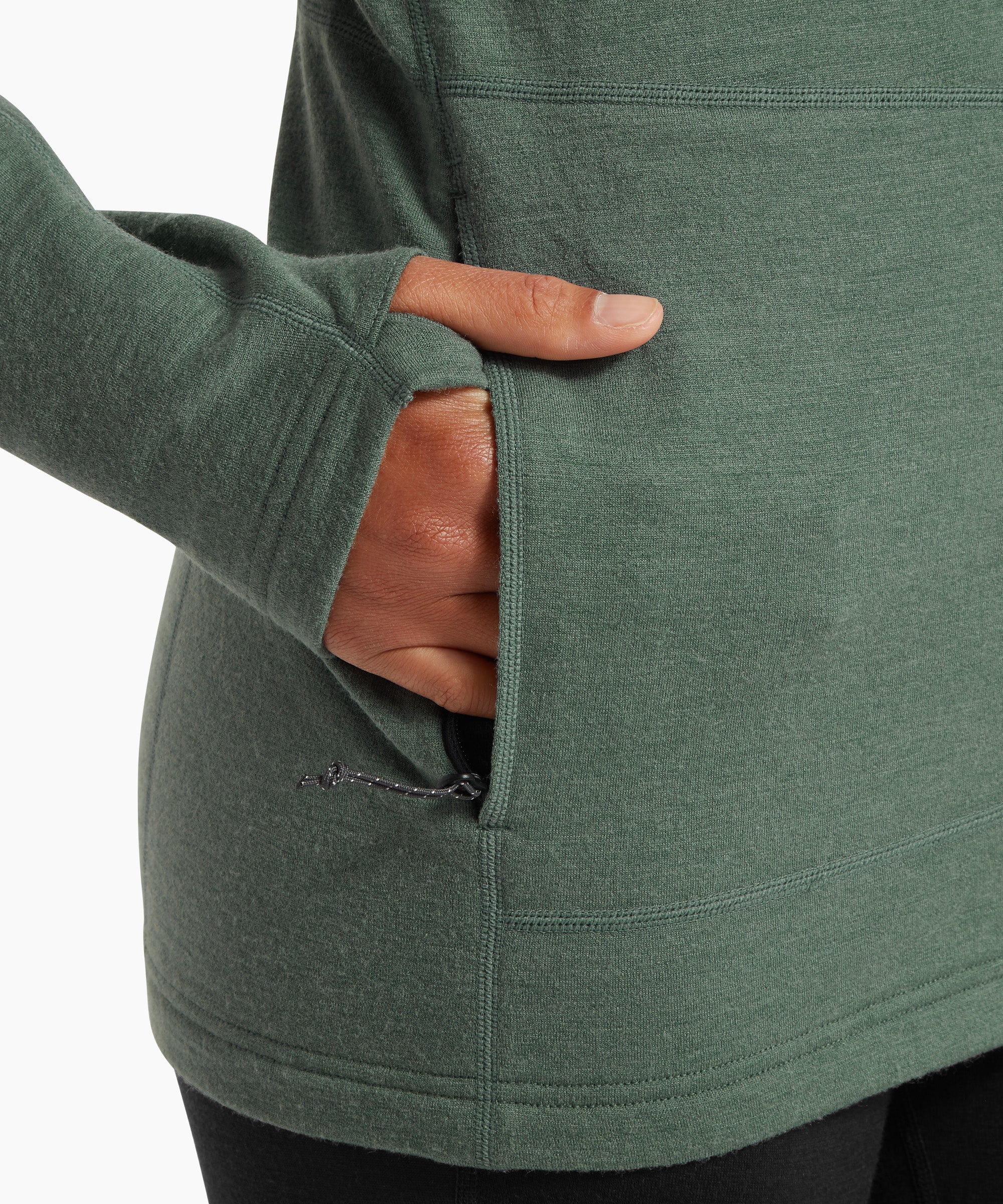 Womens Quandary Peak Hoodie - Sagebrush