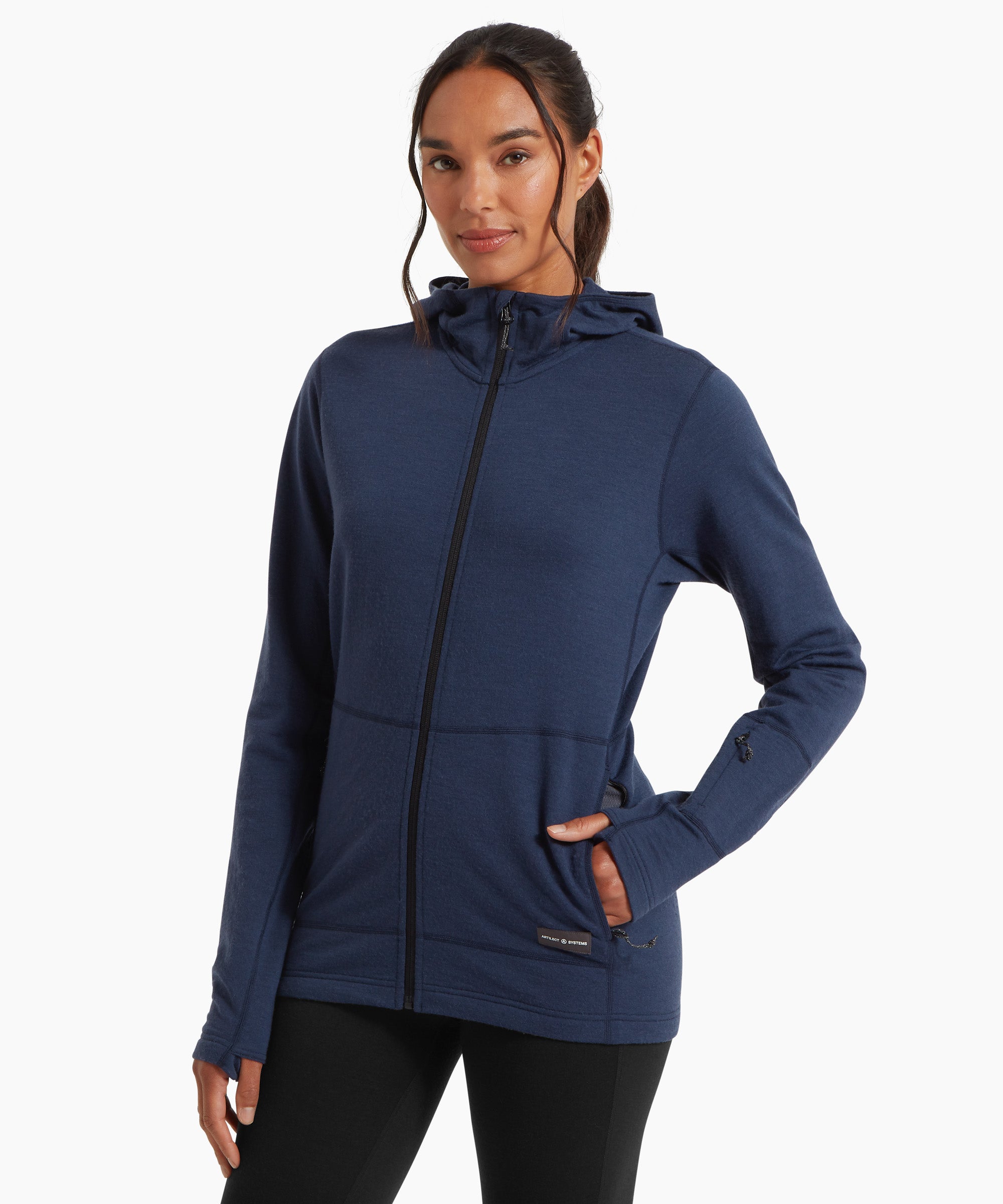 Womens Quandary Peak Hoodie - Sky Captain