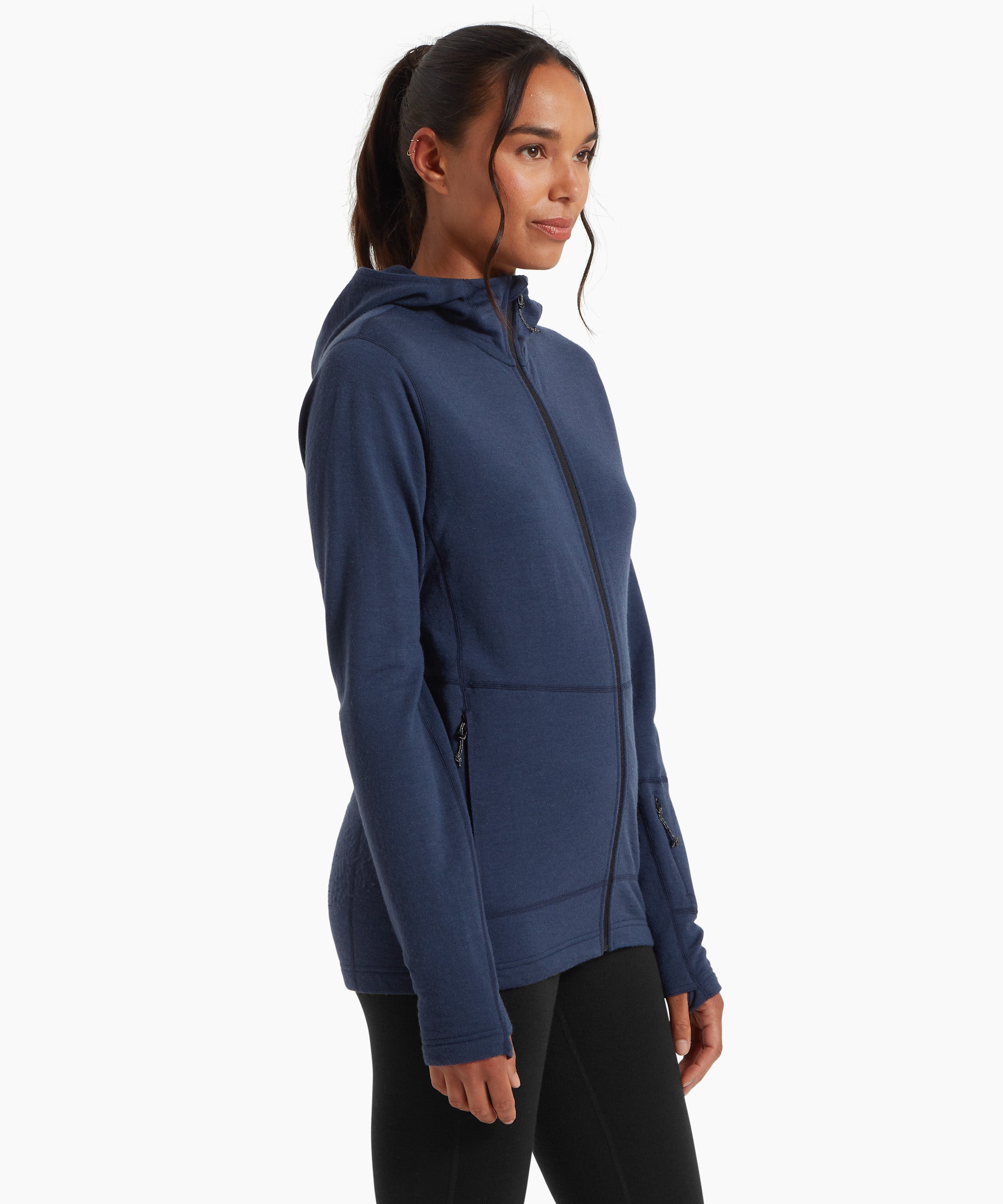 Womens Quandary Peak Hoodie - Sky Captain
