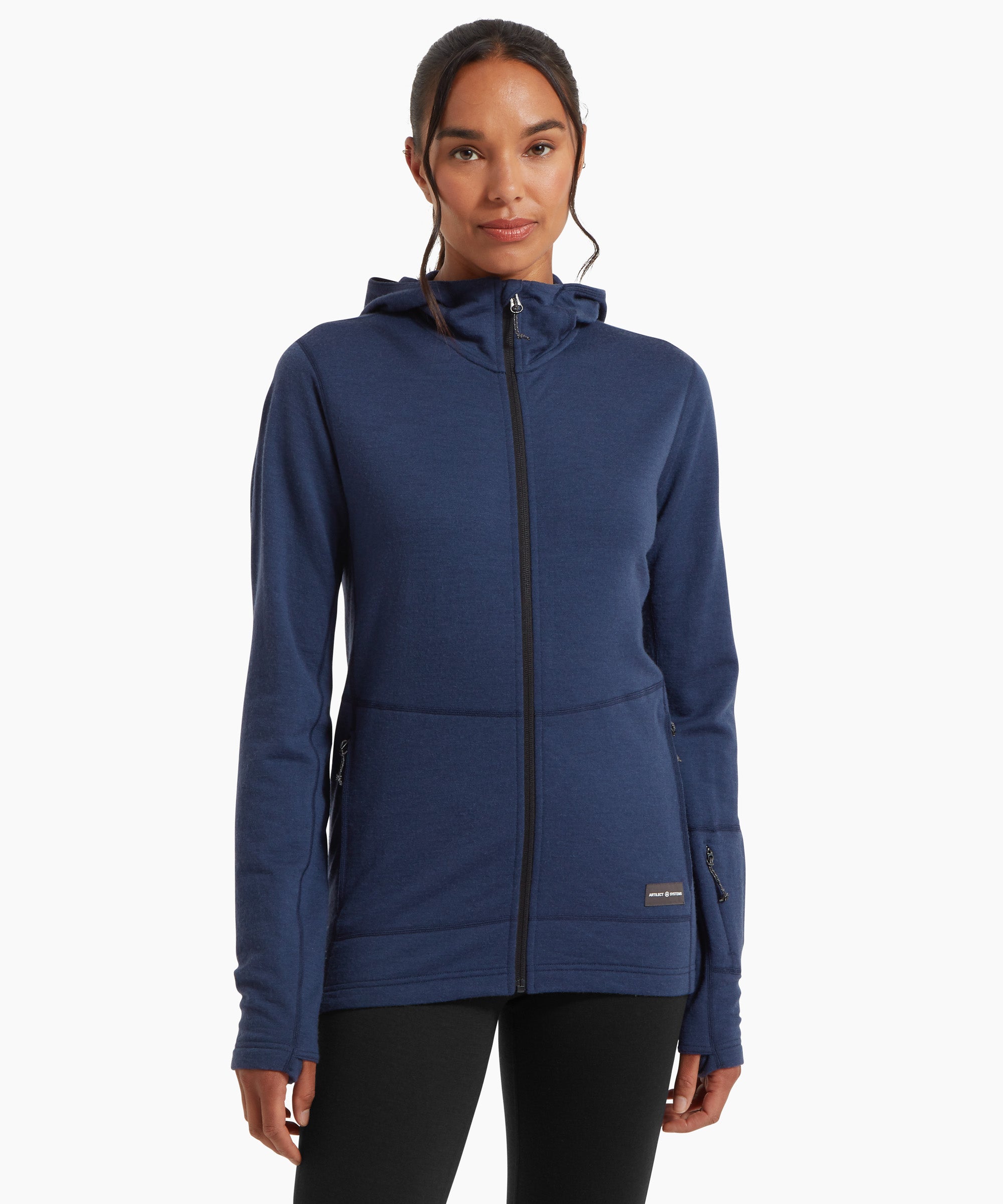 Womens Quandary Peak Hoodie - Sky Captain