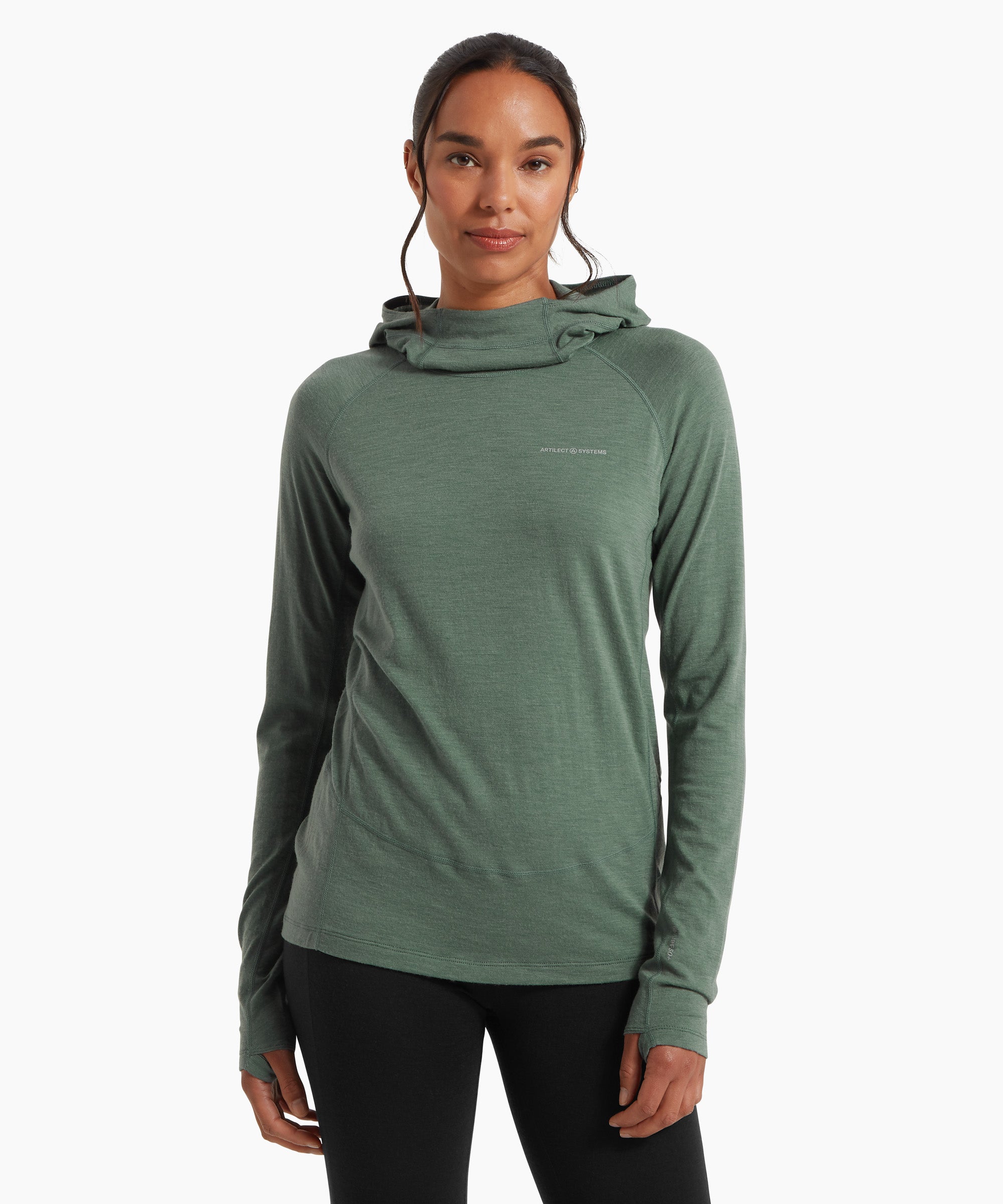 Womens Exposure Hoodie - Sagebrush