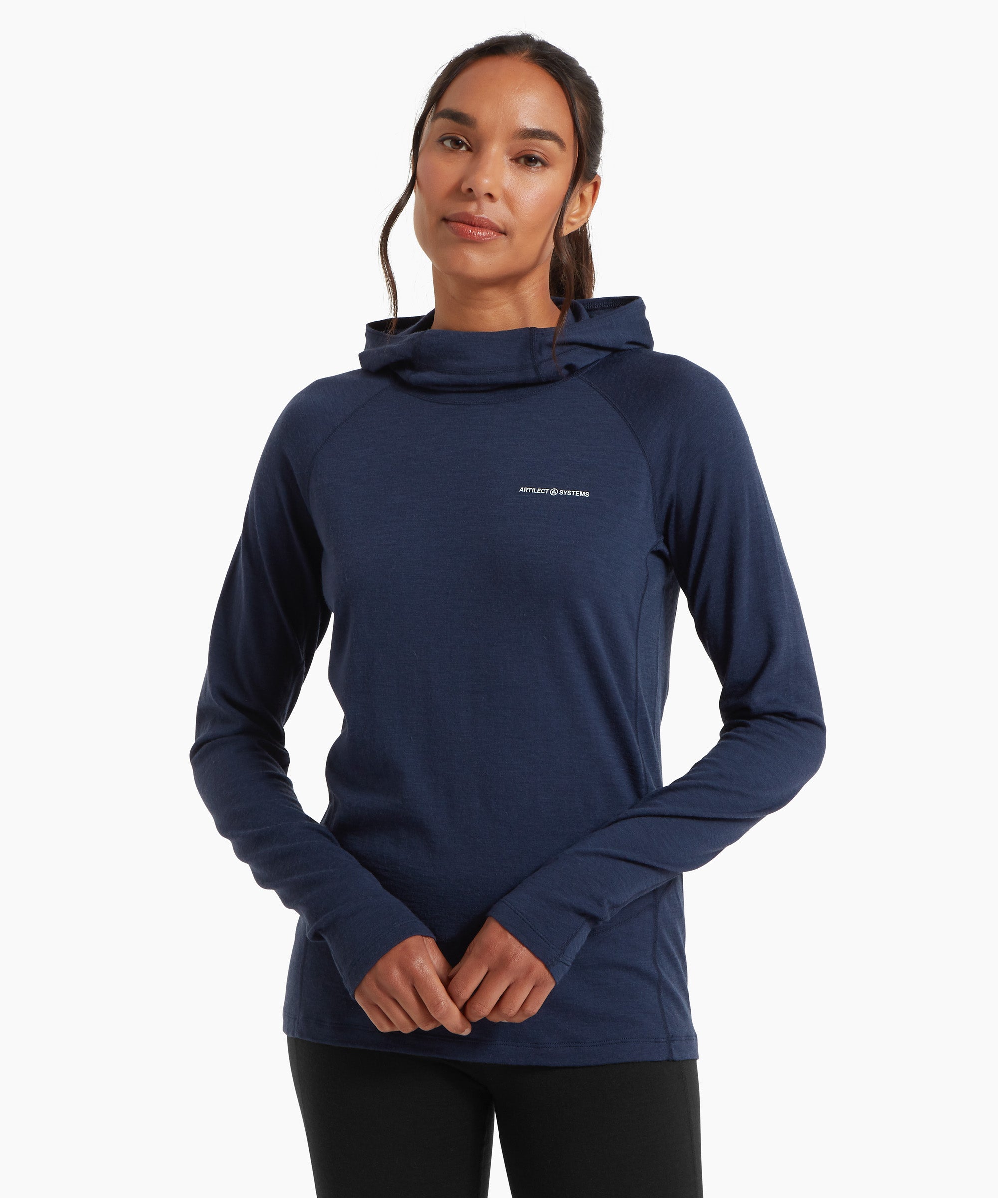 Womens Exposure Hoodie - Sky Captain