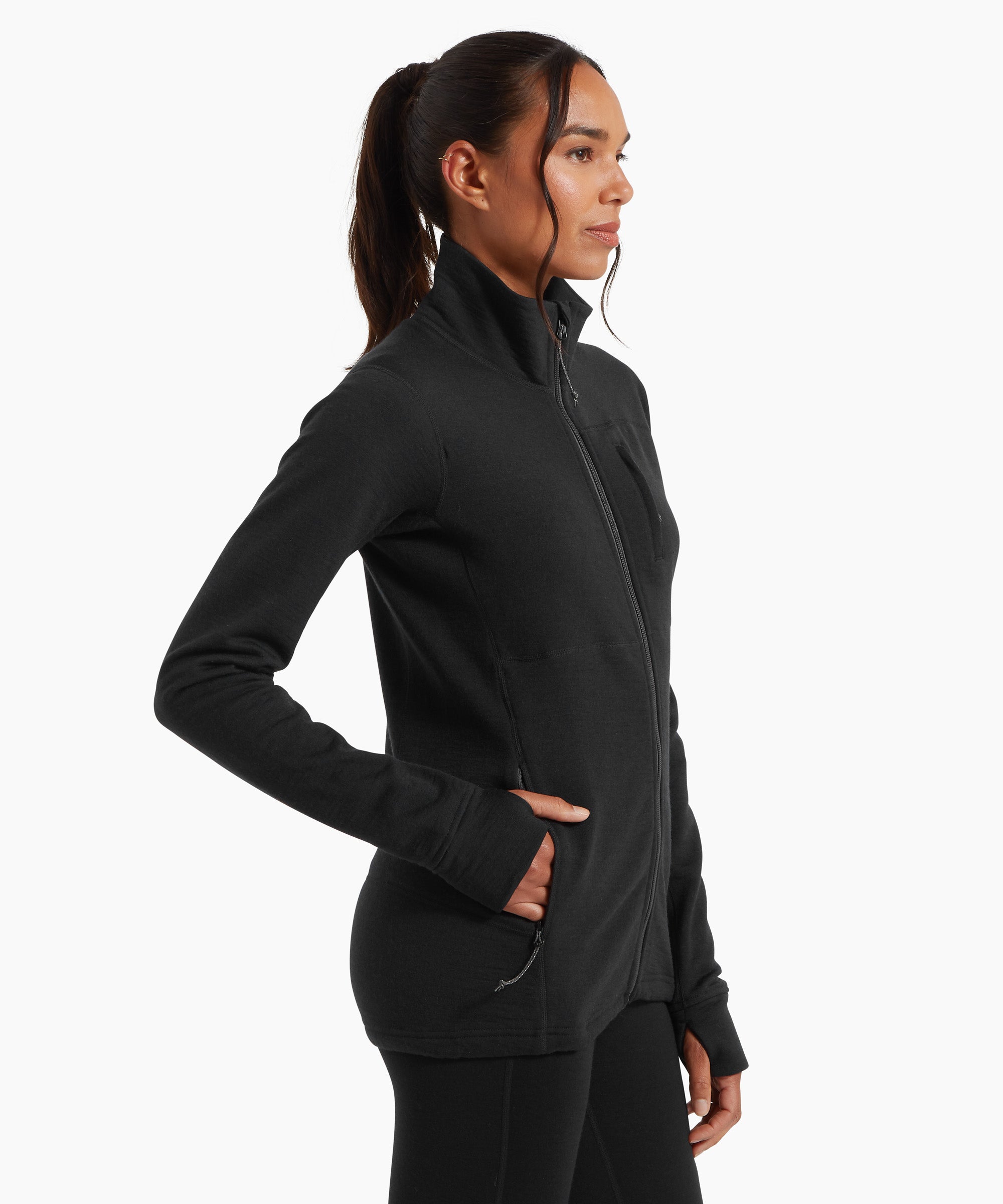 Womens Eldorado Merino Jacket - Black