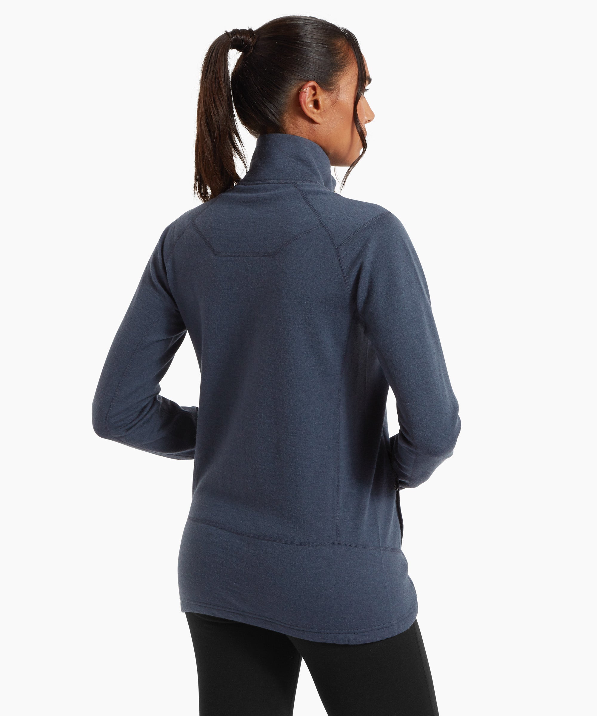 Womens Eldorado Merino Jacket - Dusk Blue