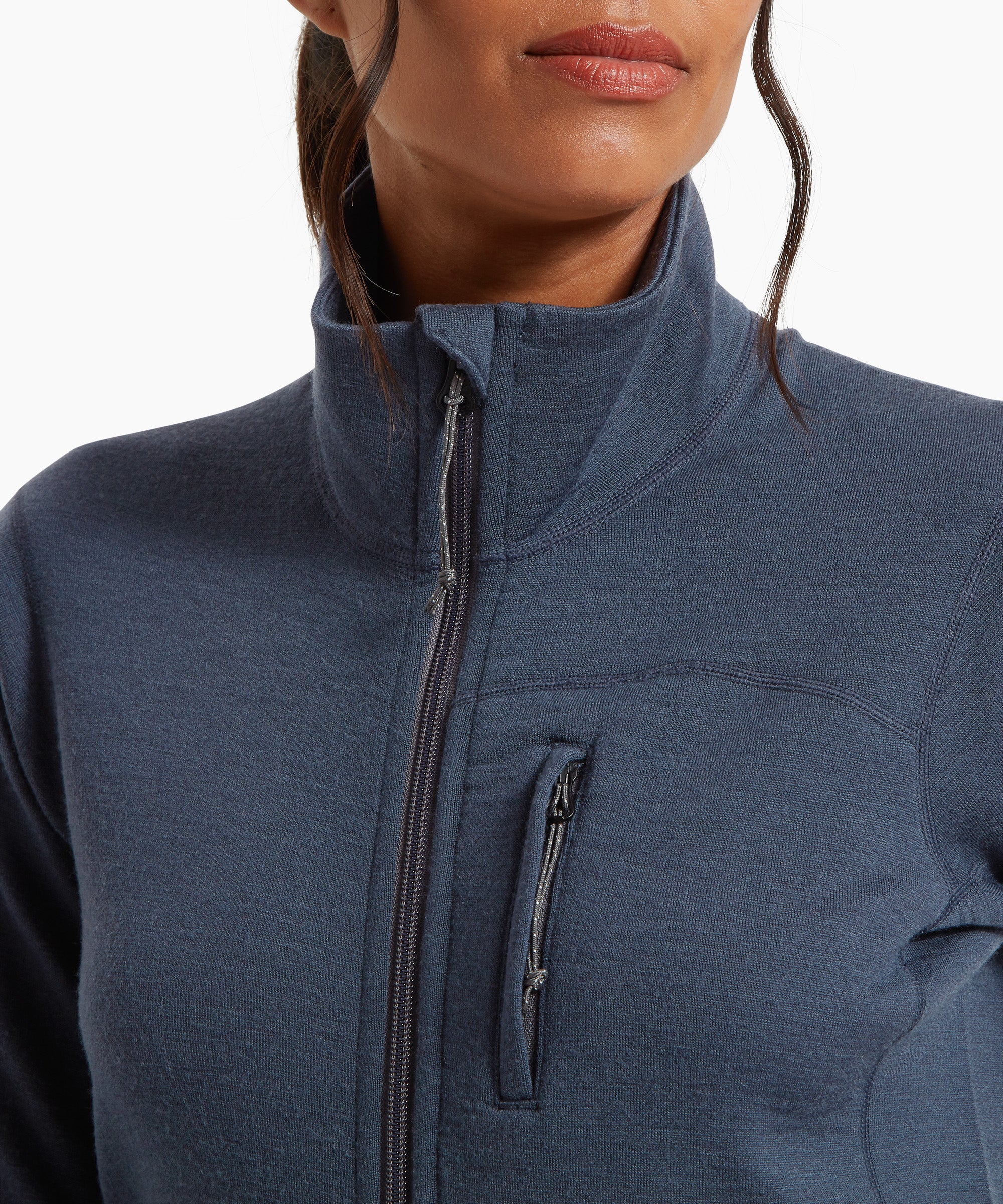 Womens Eldorado Merino Jacket - Dusk Blue
