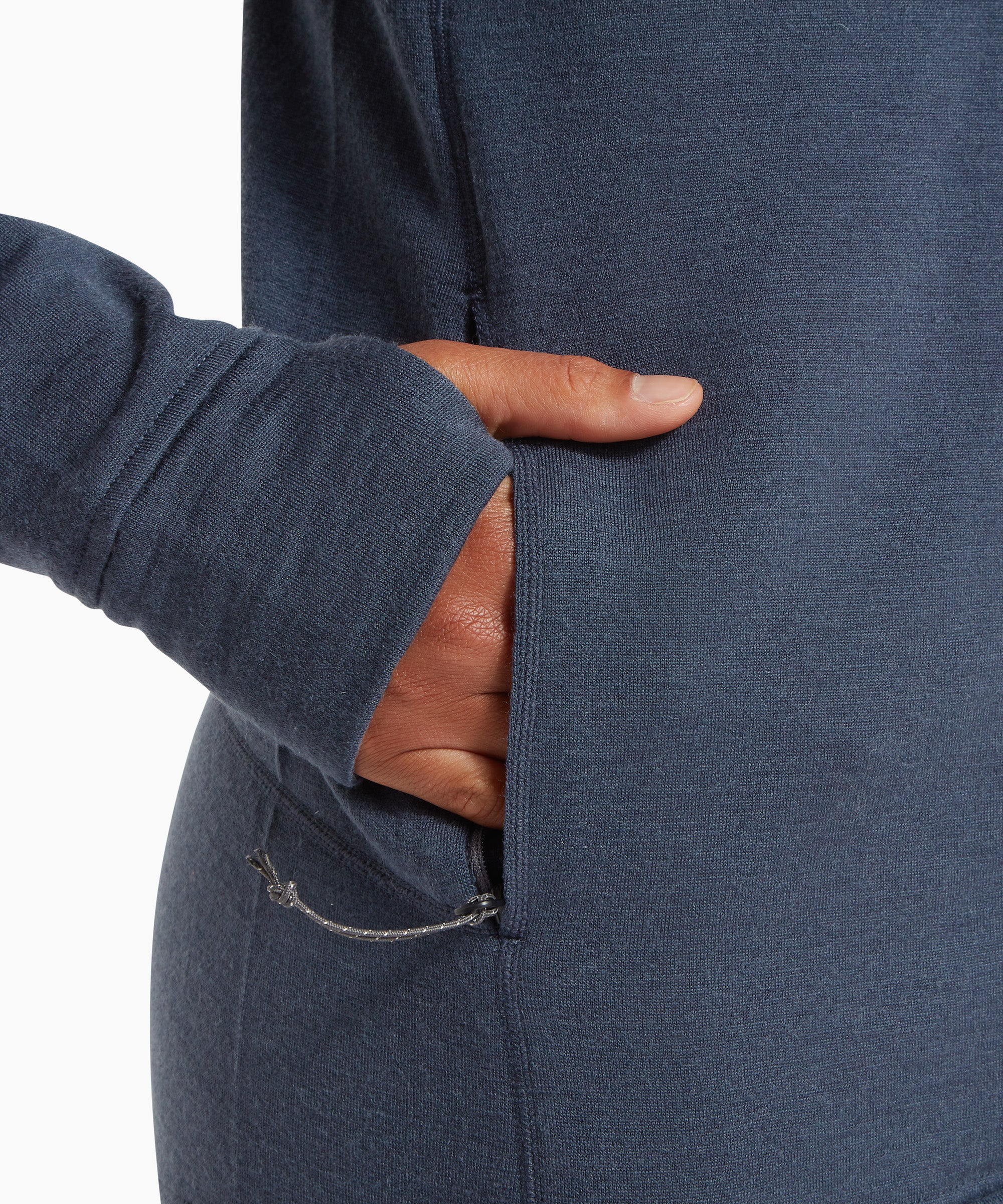 Womens Eldorado Merino Jacket - Dusk Blue