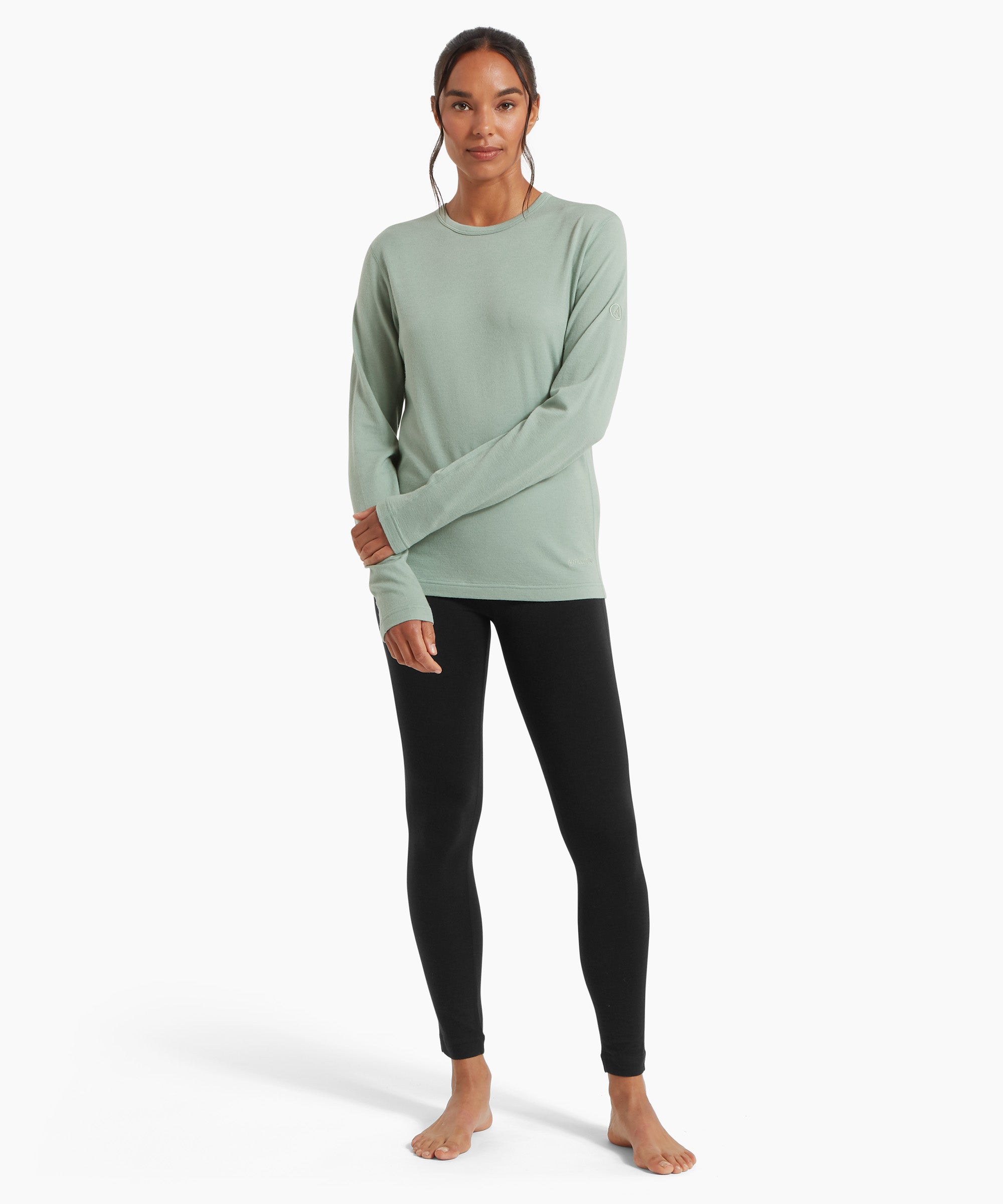 Womens Redstone 185 Long Sleeve Crew - Iceberg